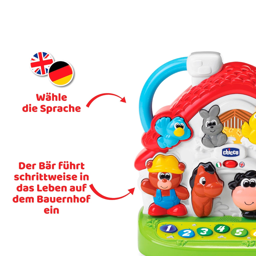 Chicco Lernspielzeug »Sprechende Farm (D/GB)«