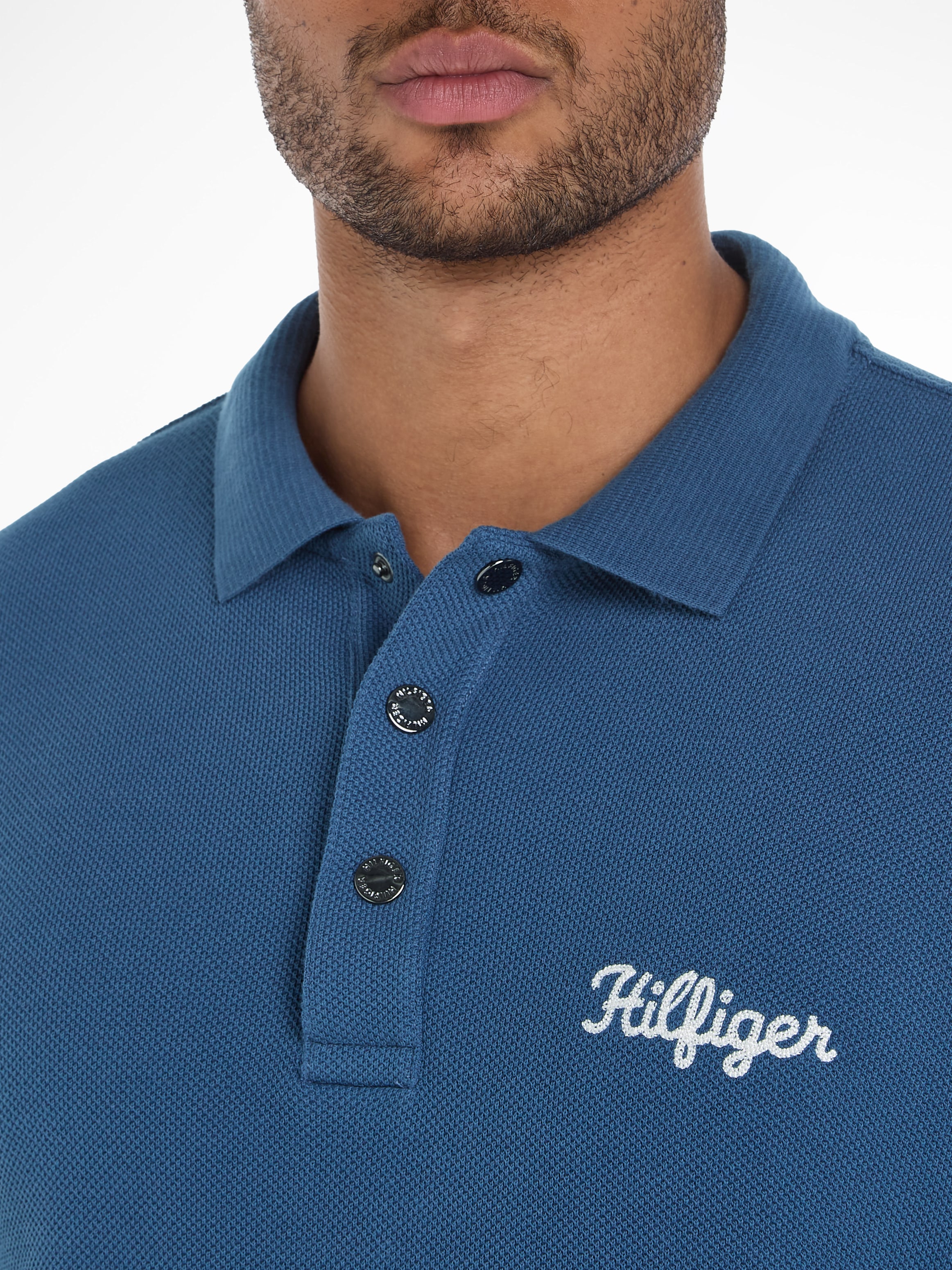 Tommy Hilfiger Langarm-Poloshirt »CHAINSTITCH L/S REG POLO«