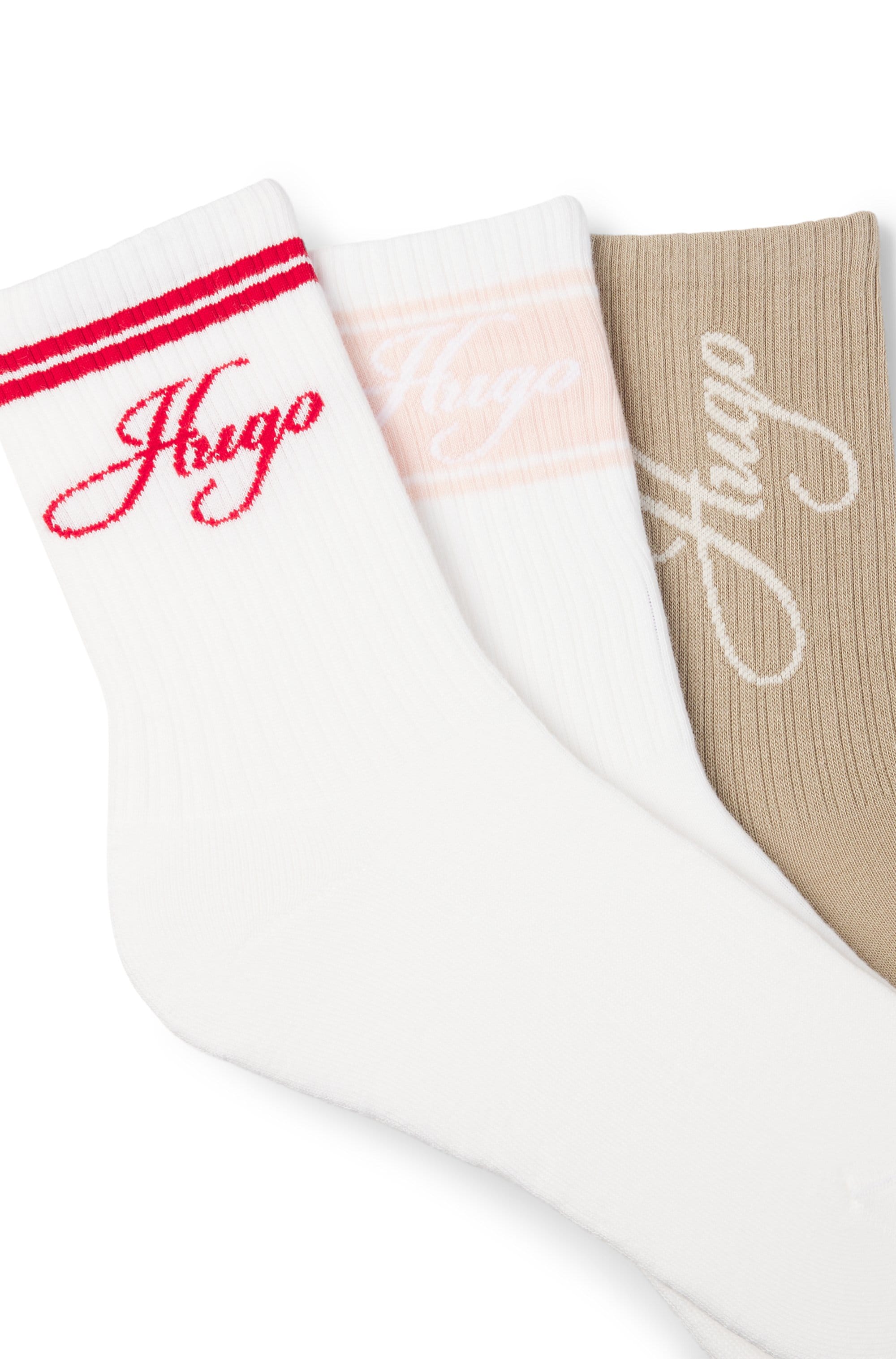HUGO Underwear Basicsocken »3P AS MONOGRAM CC W«