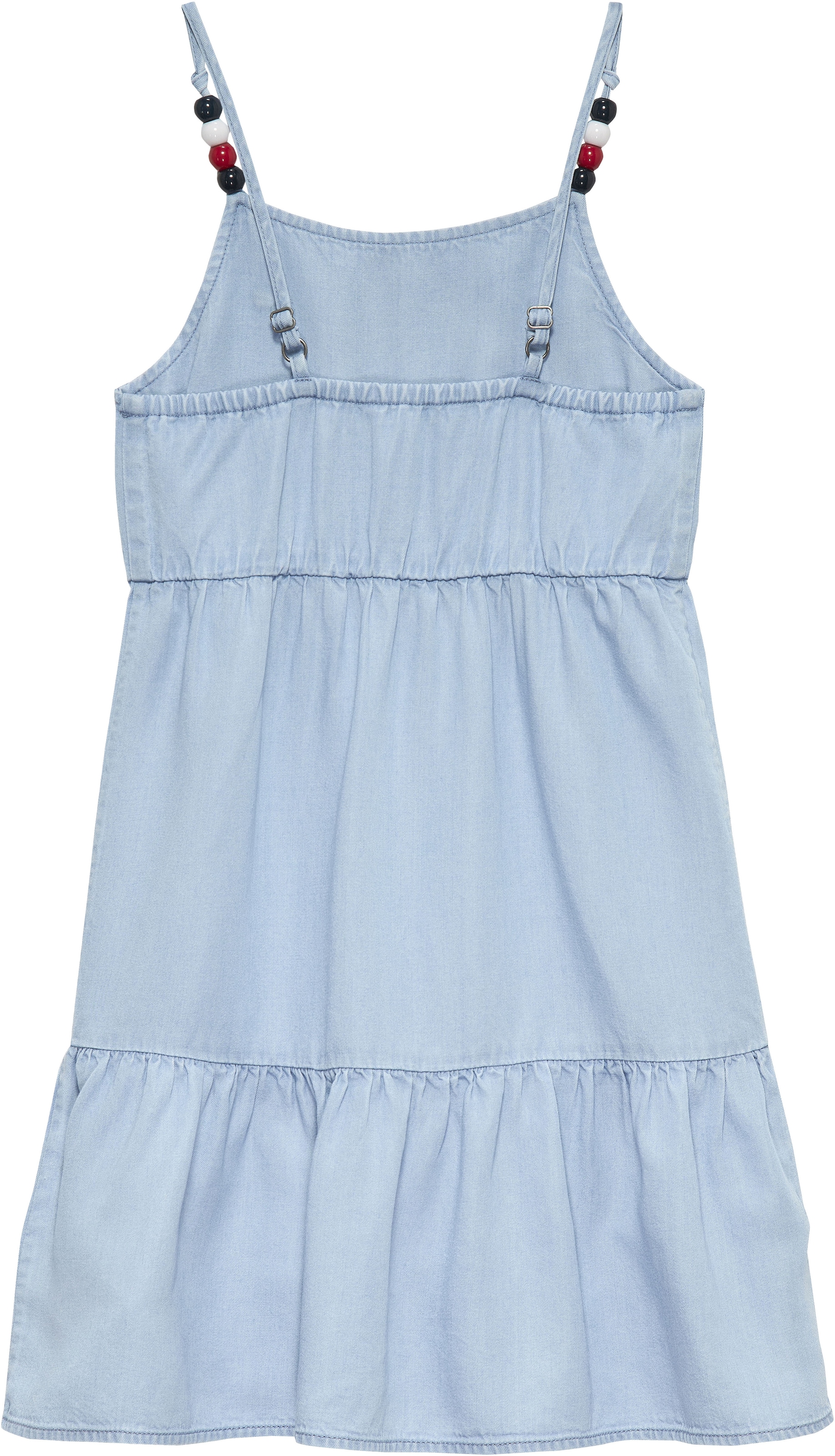 Tommy Hilfiger Spaghettikleid »TENCEL STRAP DRESS« Kinder bis 16 Jahre, mit dekorativen Trägerdetails