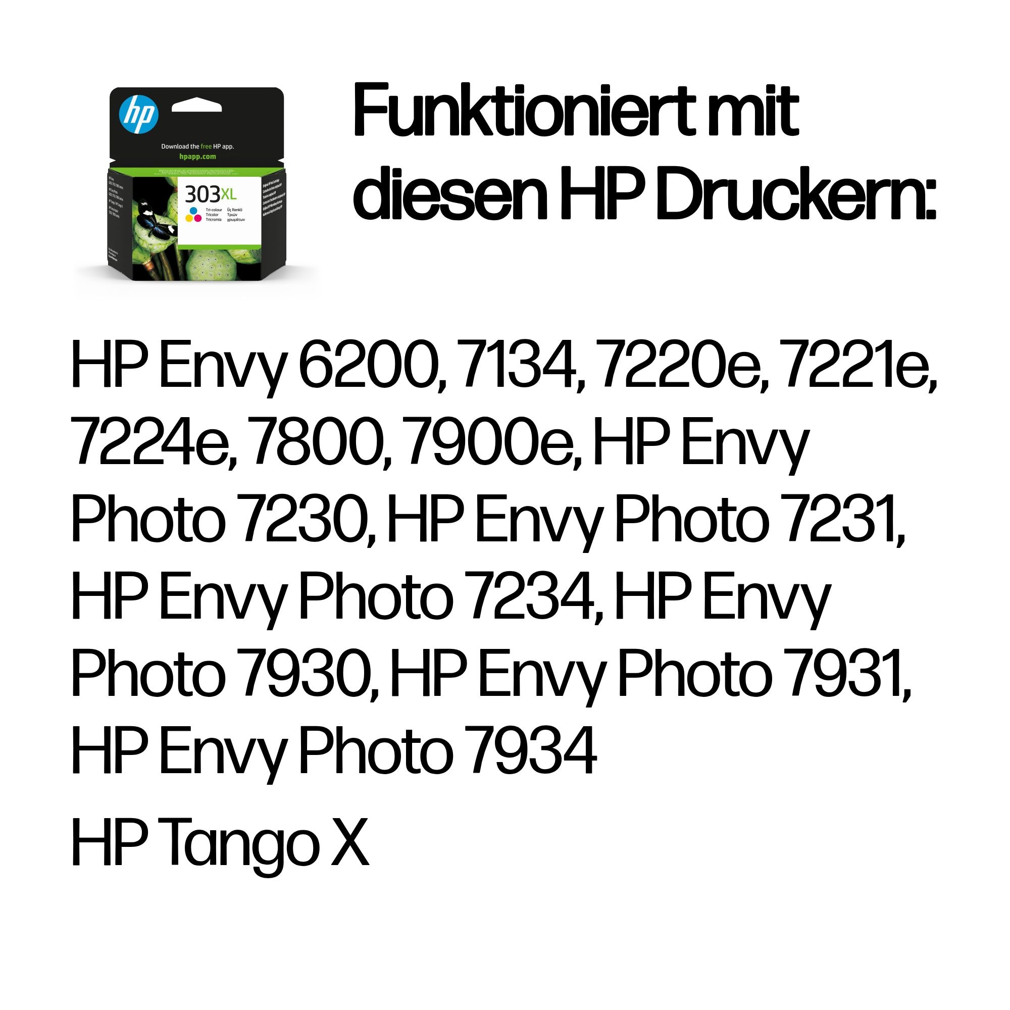 HP Tintenpatrone »303XL Tri-colour«