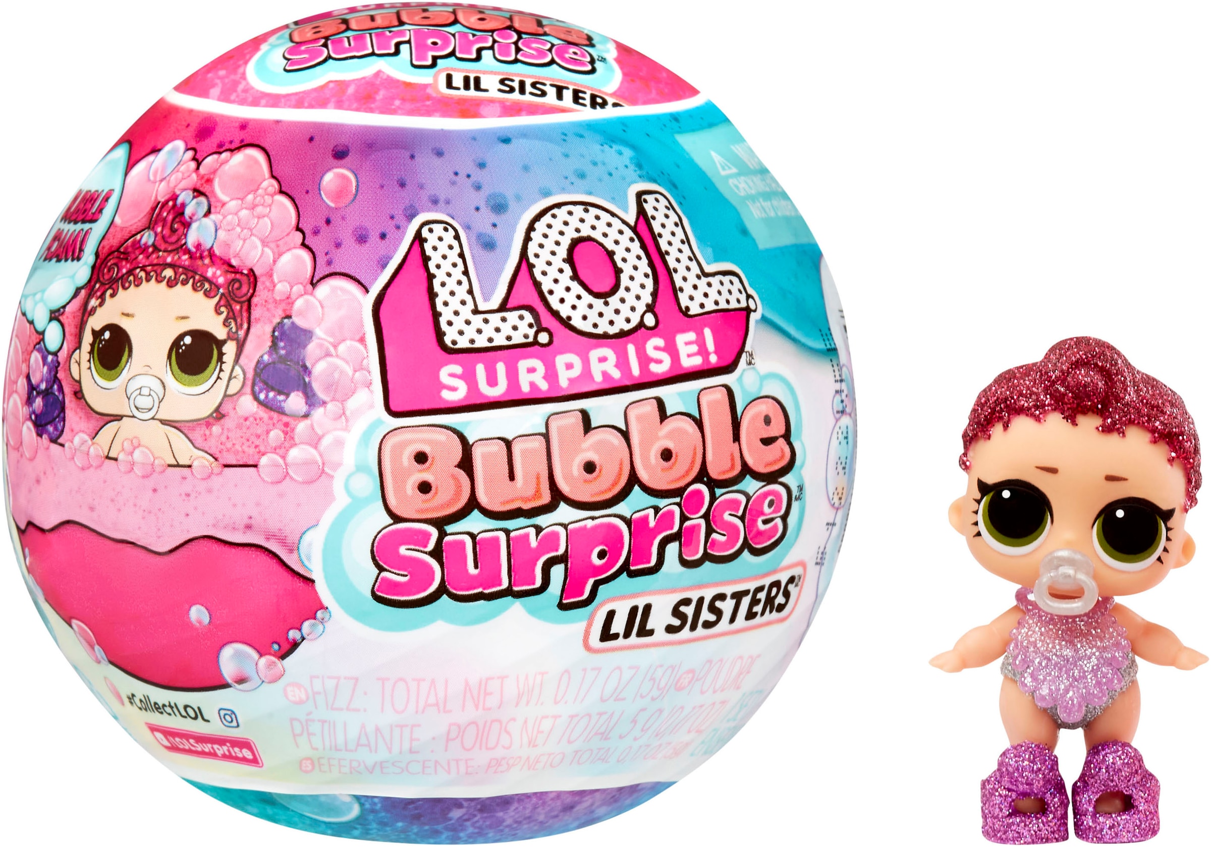 Anziehpuppe »L.O.L. Surprise Bubble Surprise Lil Sisters«, sortierte Lieferung