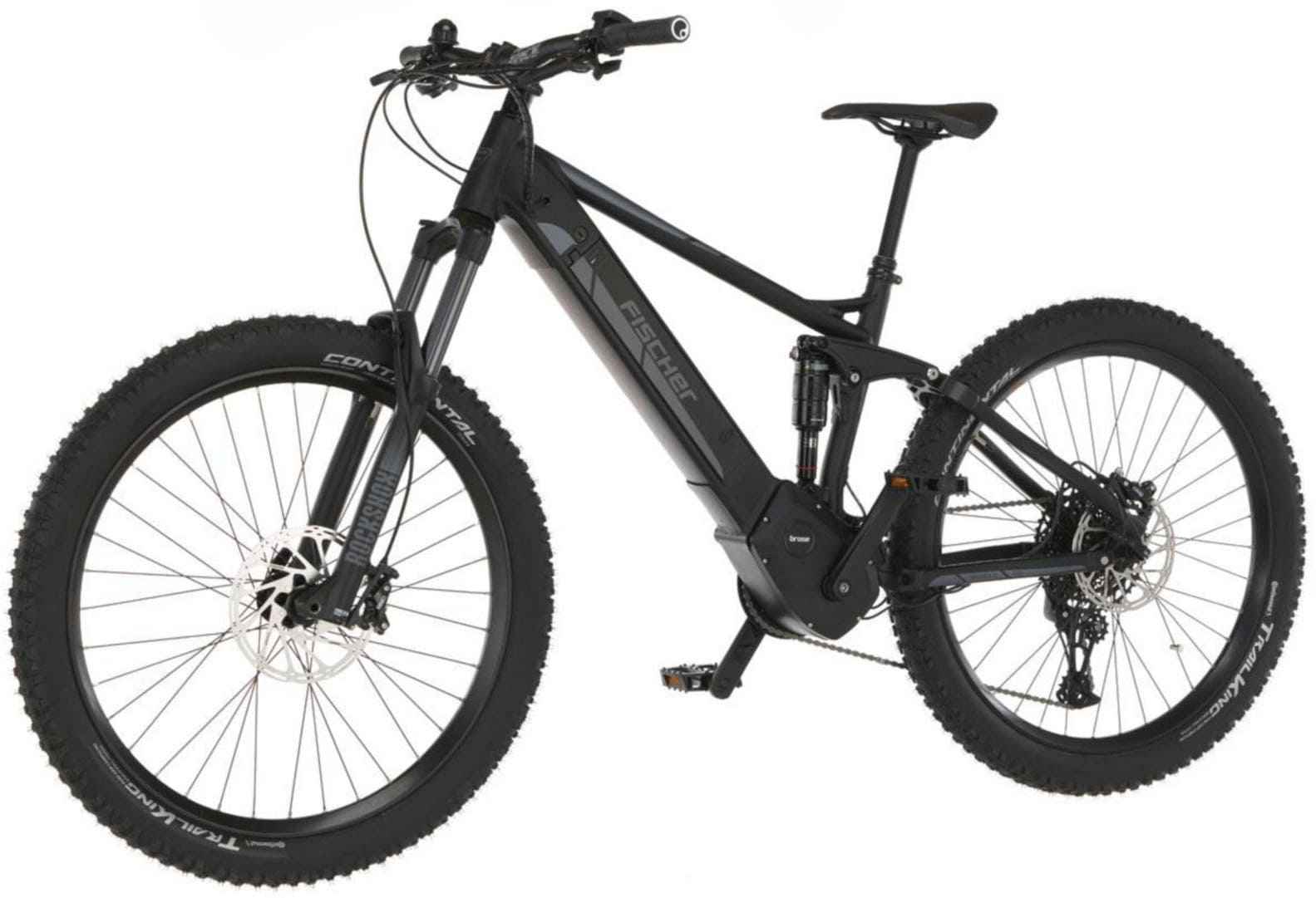 FISCHER Fahrrad E-Bike »MONTIS 6.0i Fully 504 44«, 12 Gang, SRAM, SX 11-50 Kettenschaltung, Pedelec, Elektrofahrrad für Damen u. Herren, MTB