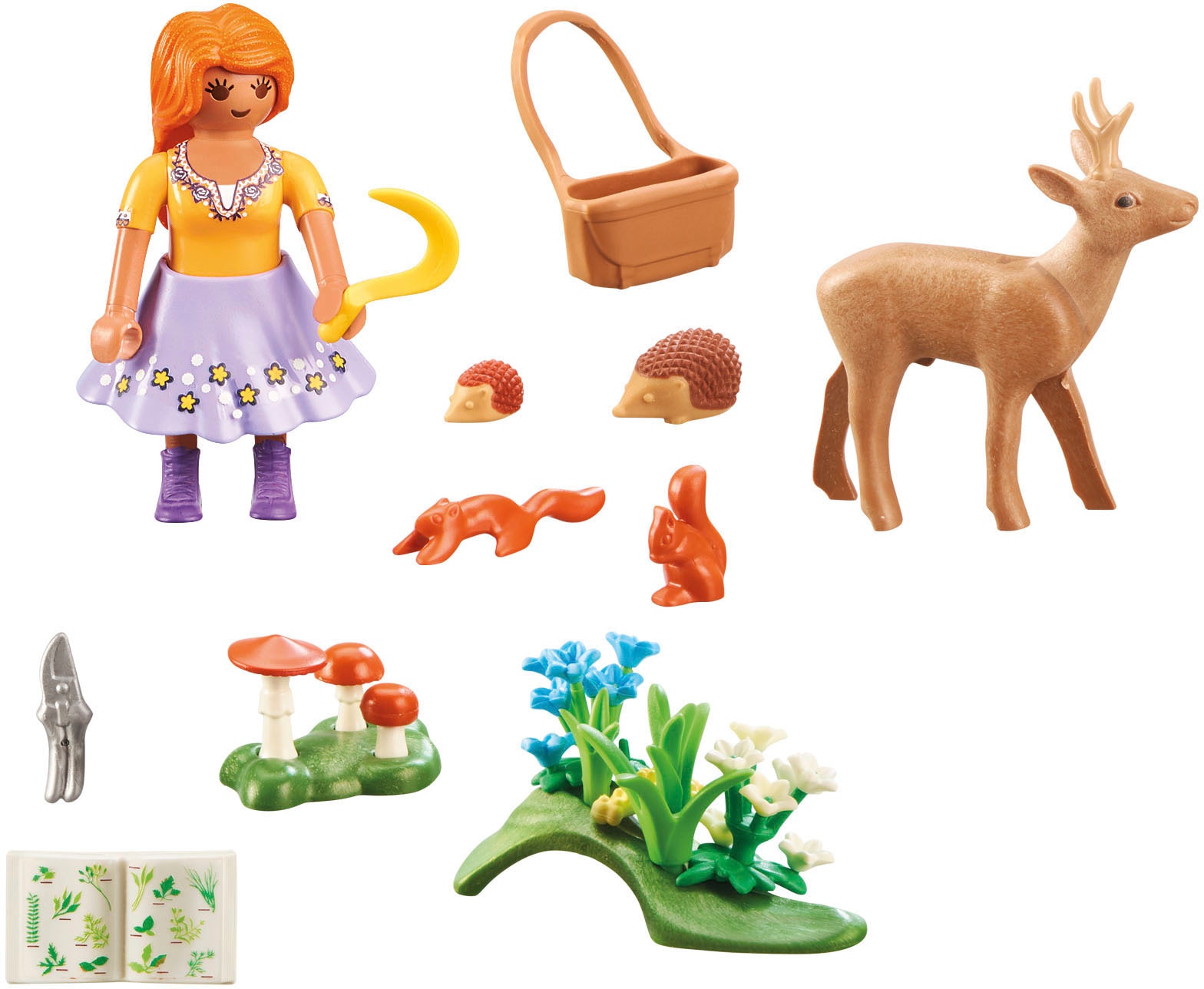 Playmobil® Konstruktions-Spielset »Kräutersammlerin (71188), Family Fun«, (40 St.), Made in Europe