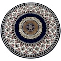 DELAVITA Teppich »Shari«, rund, 7 mm Höhe, Orient - Dekor, Wohnzimmer