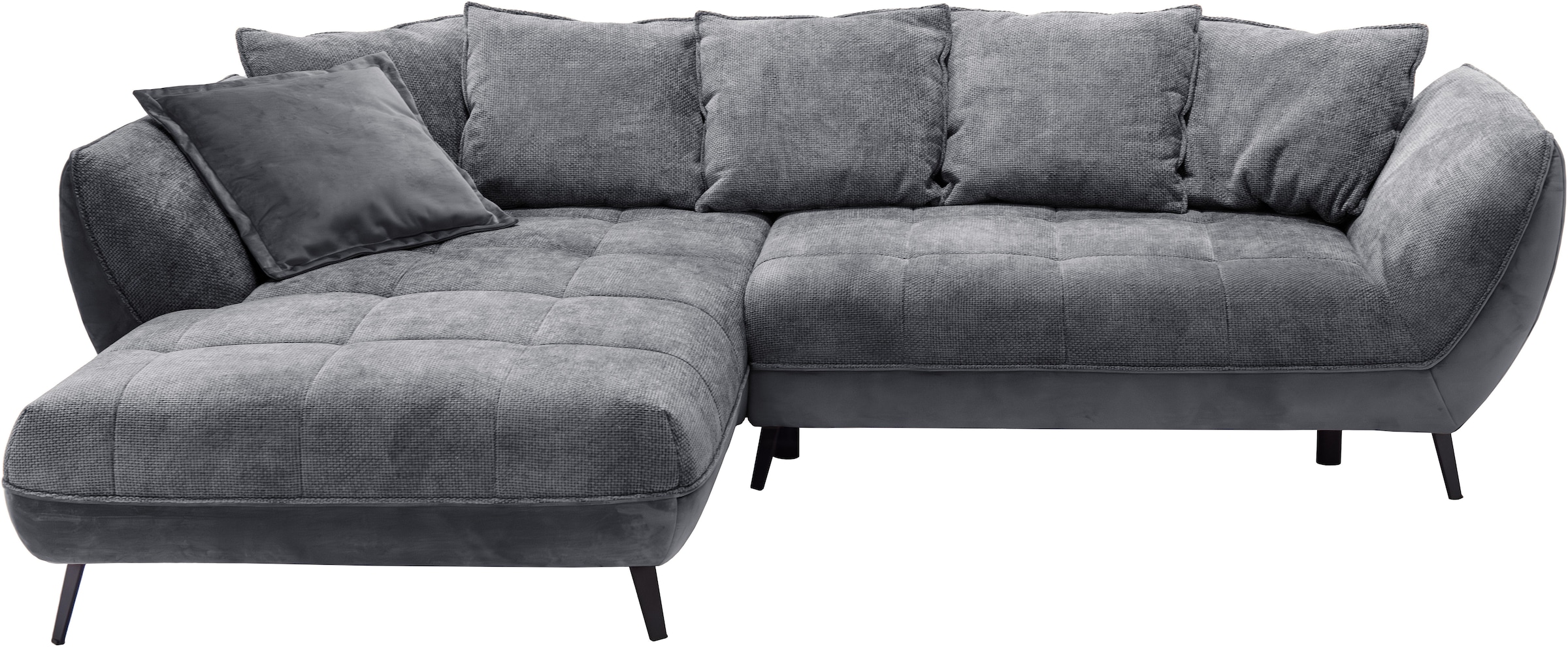 exxpo - sofa fashion Ecksofa »Midway mit einfacher Easy-Lift-Bettfunktion, bequem und modern«, inkl. Bettfunktion und praktischem Bettkasten, L-Form