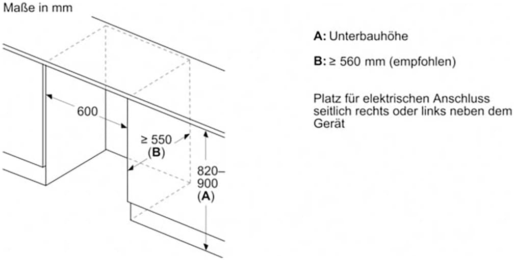 BOSCH Einbaukühlschrank »KUR21ADE0«, KUR21ADE0, 82 cm hoch, 59,8 cm breit