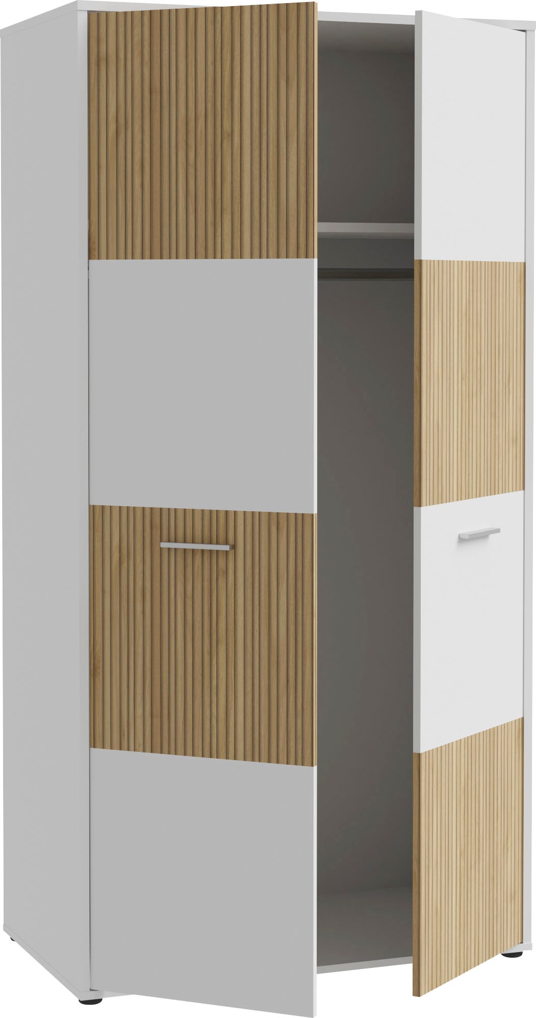FORTE Garderobenschrank »Quadro«, Stauraumschrank, Mehrzweckschrank, Höhe 184,7cm