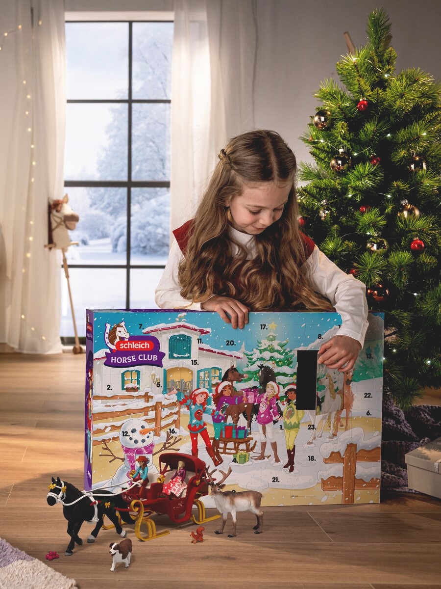 Schleich® Adventskalender »HORSE CLUB, Weihnachtliche Schlittenfahrt (99179)« ab 5 Jahren
