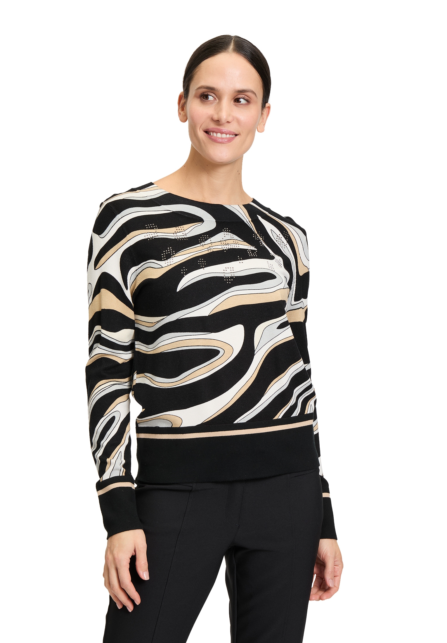 Betty Barclay Rundhalspullover »Feinstrickpullover langarm«