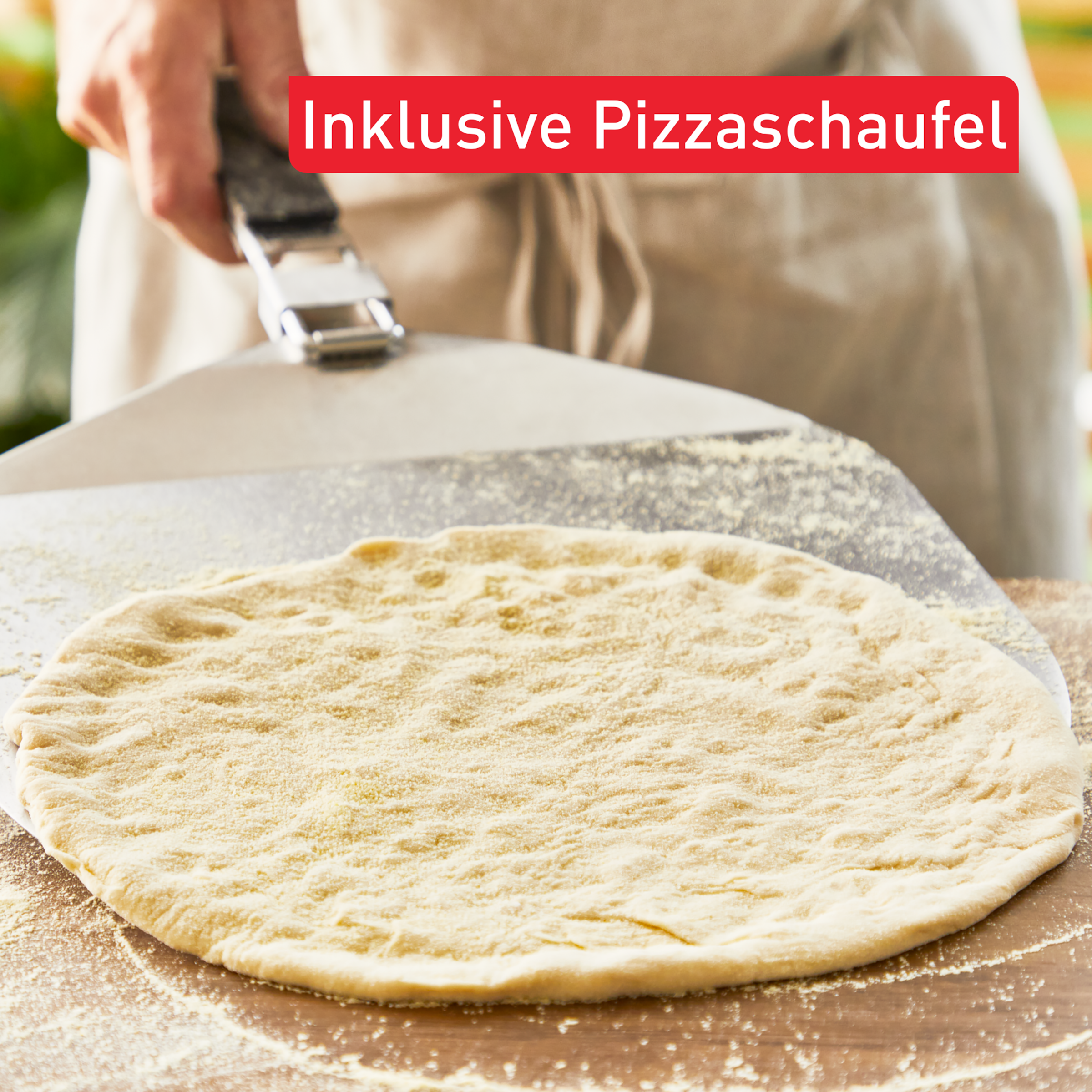 Tefal Pizzaofen »JM4130 Pizza Pronto«, mit drehendem Pizzastein und Pizzaschaufel