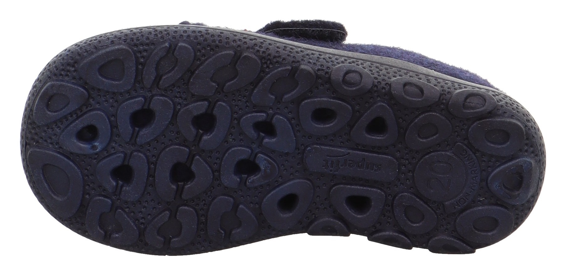 Superfit Hausschuh »HAPPY OCTI WMS: Mittel«  Klettschuh mit Schurwolle, Größenschablone zum Download