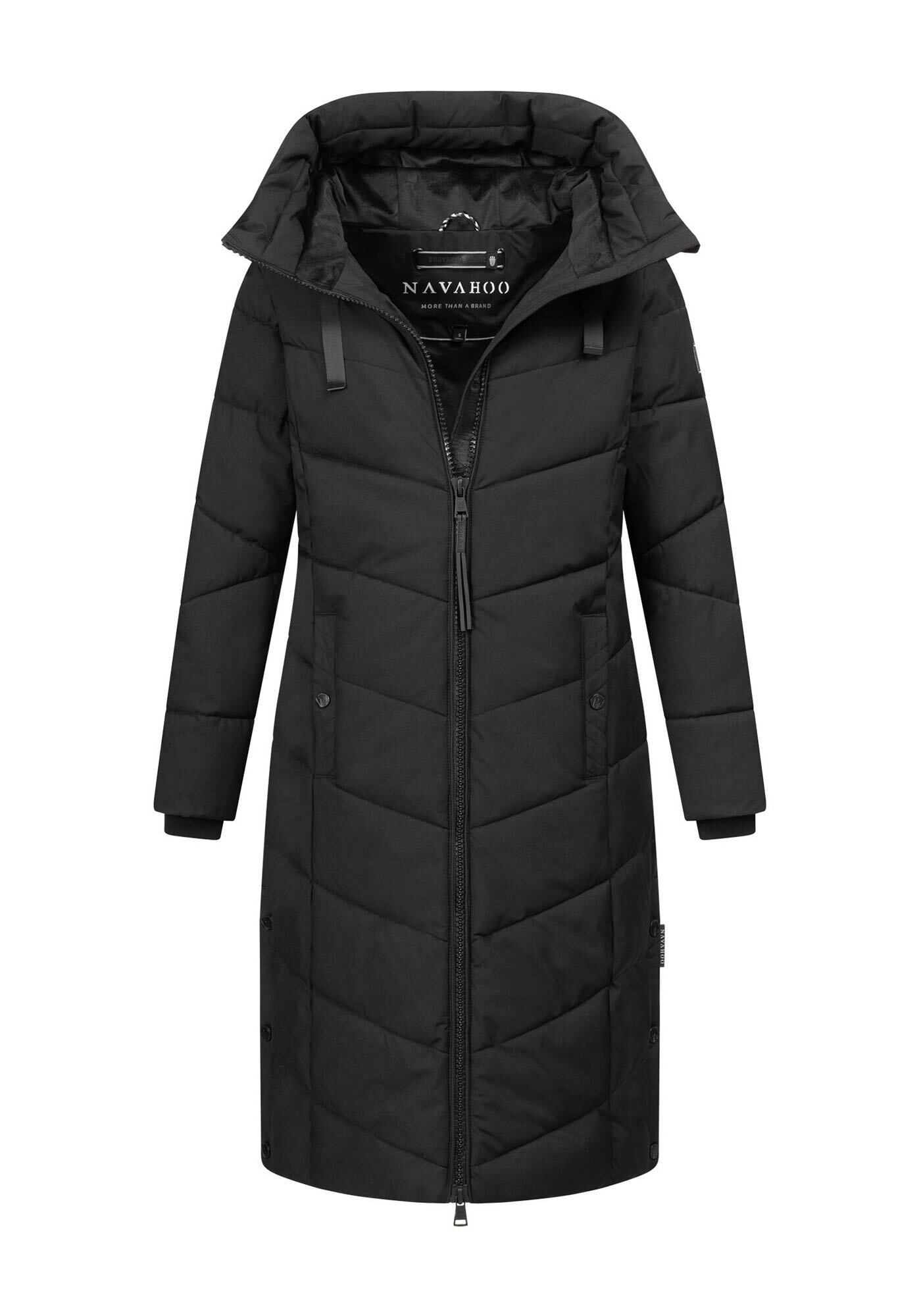 Navahoo Winterjacke »Navahoo Schmatzibaer lange Damen Winter Steppjacke N009«