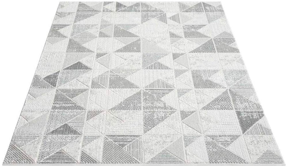 Carpet City Teppich »ANTIK231«, rechteckig, 10 mm Höhe, Kurzflor, 3D-Optik, Klassisch-Modern für Wohnzimmer, Schlafzimmer