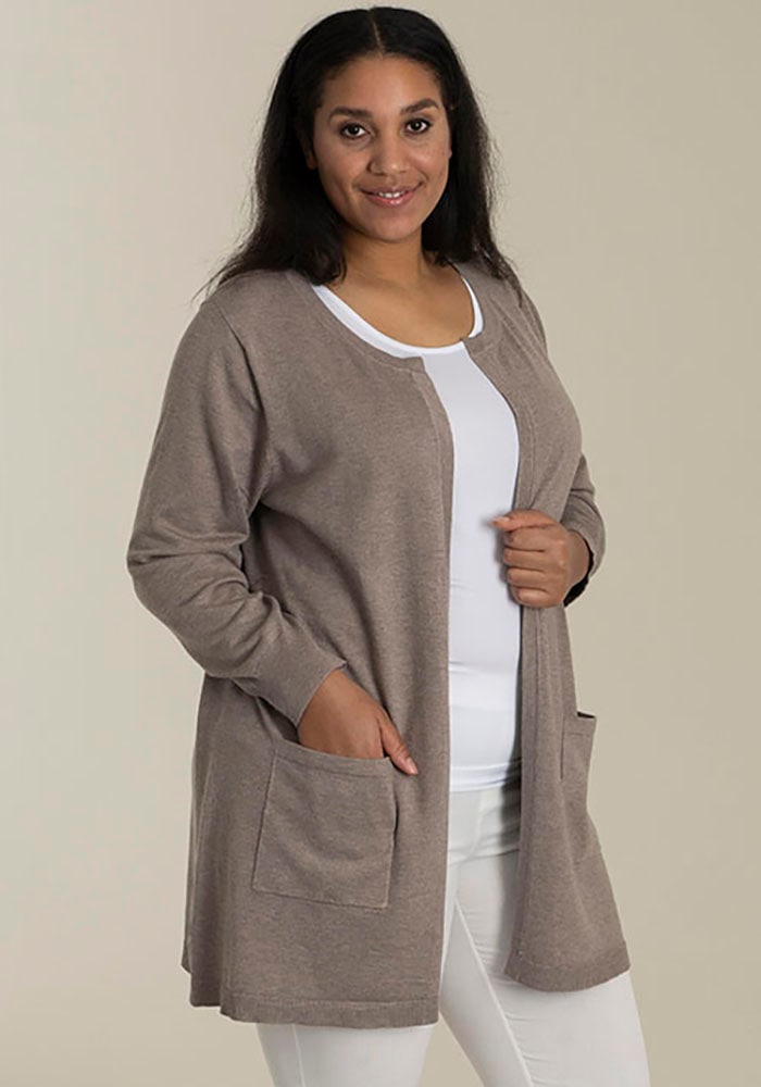 SANDGAARD Cardigan »Helsinki« in melierter Optik