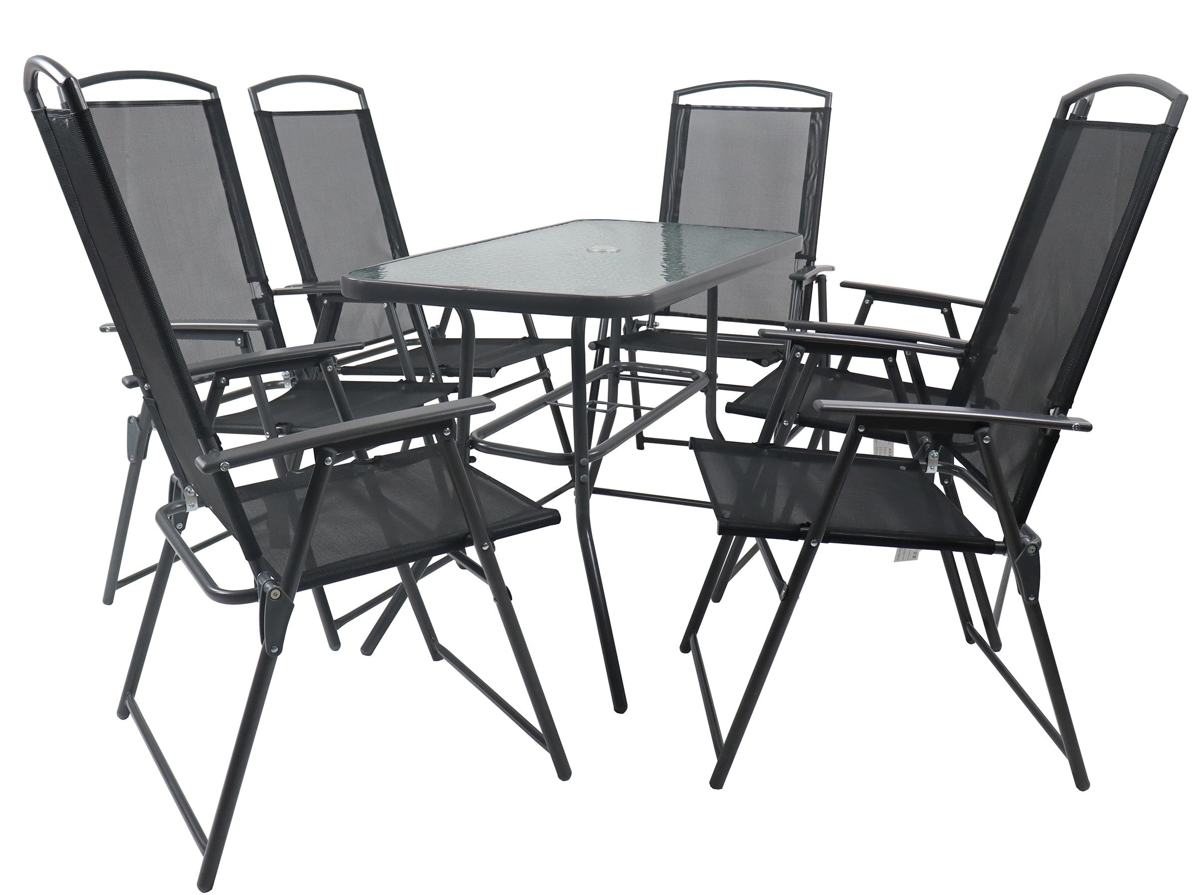 VCM Garten-Essgruppe »7-tlg Sitzgruppe Gartenmöbel Tisch Stühle Set 110« 7 tlg.