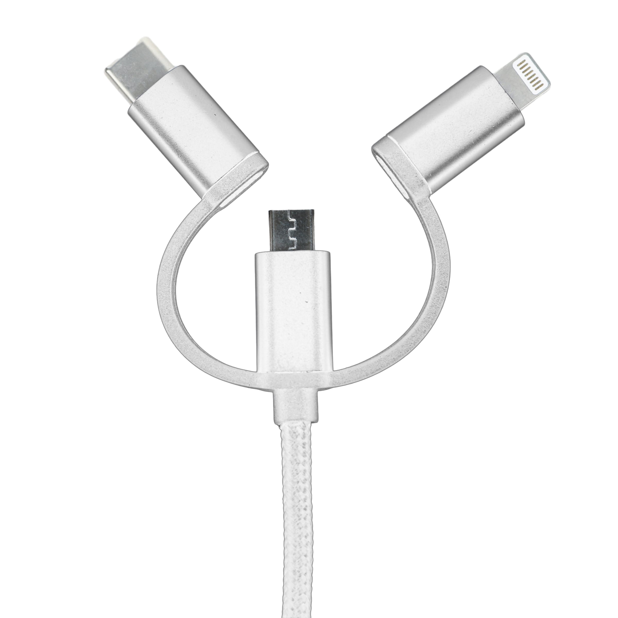 be cool USB-Kabel »Lade- und Datenkabel 3in1«, Lightning-Micro-USB-USB Typ C, USB Typ A, 100 cm