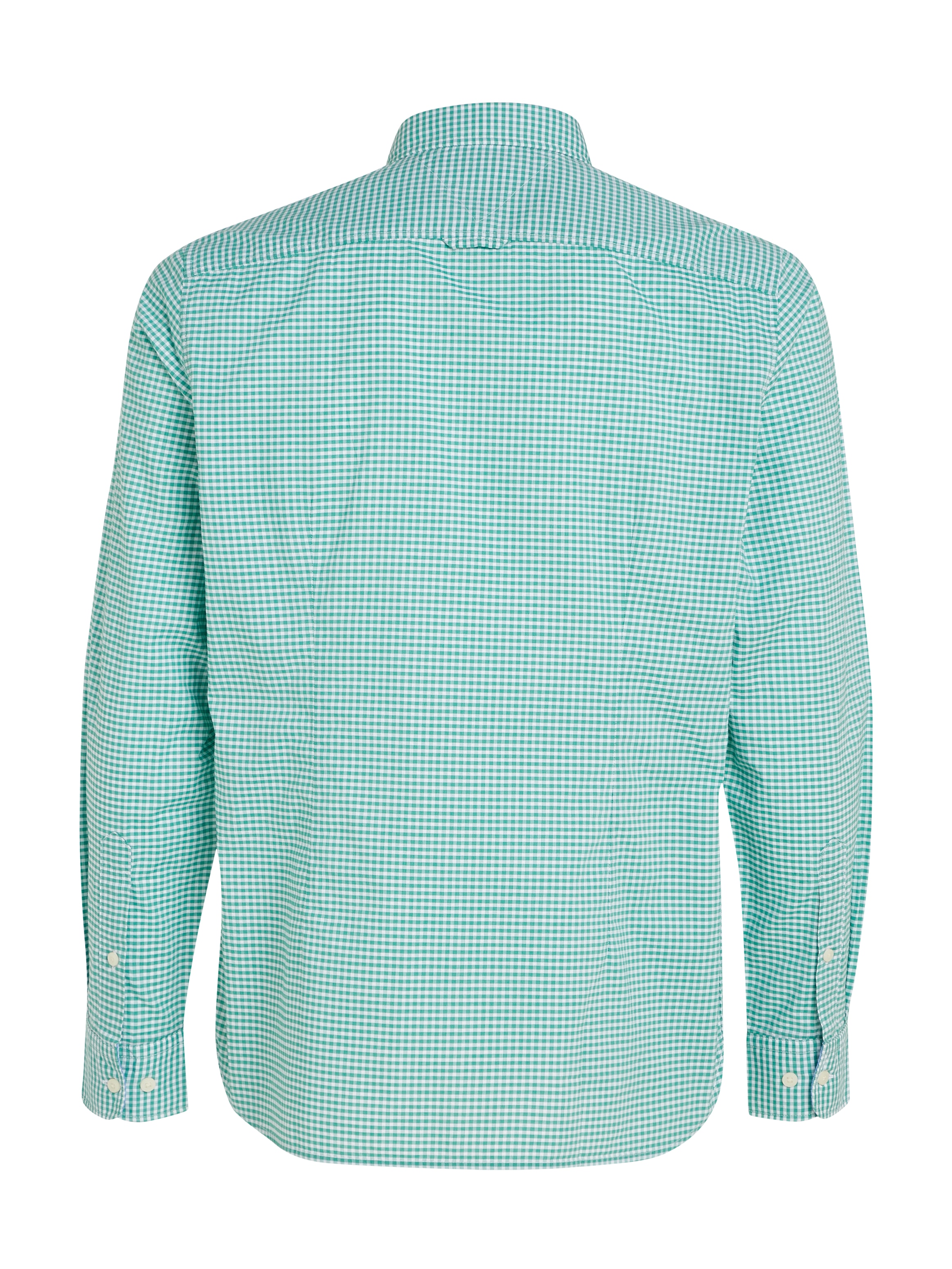 Tommy Hilfiger Karohemd »FLEX TEXTURED GINGHAM SF SHIRT«, mit kleiner Logostickerei