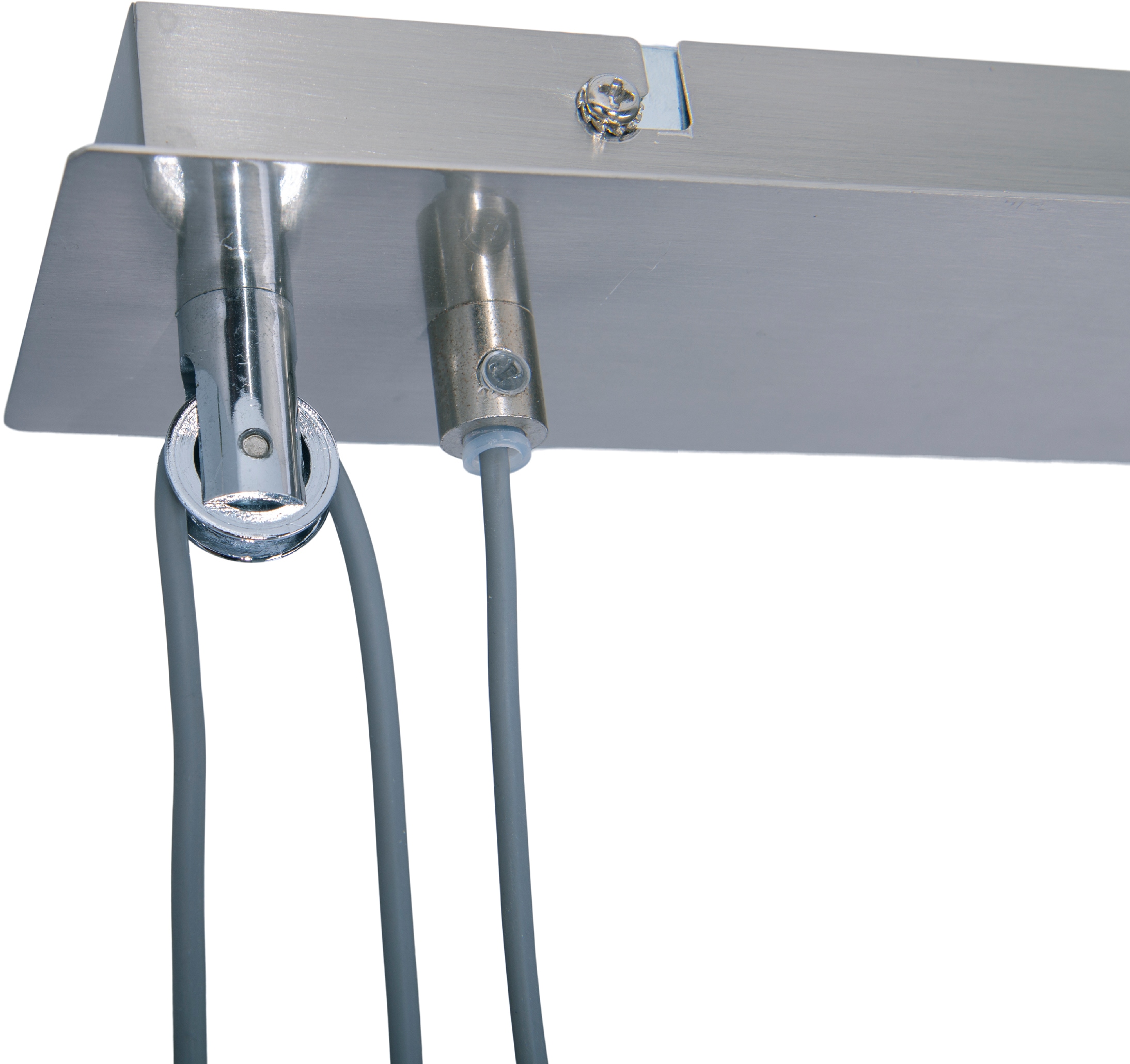 näve Pendelleuchte »Tilde« E27 1 Stk. 4 x E27 mit Textilschirmen je 2 x in grau und weiß höhenverstellbar