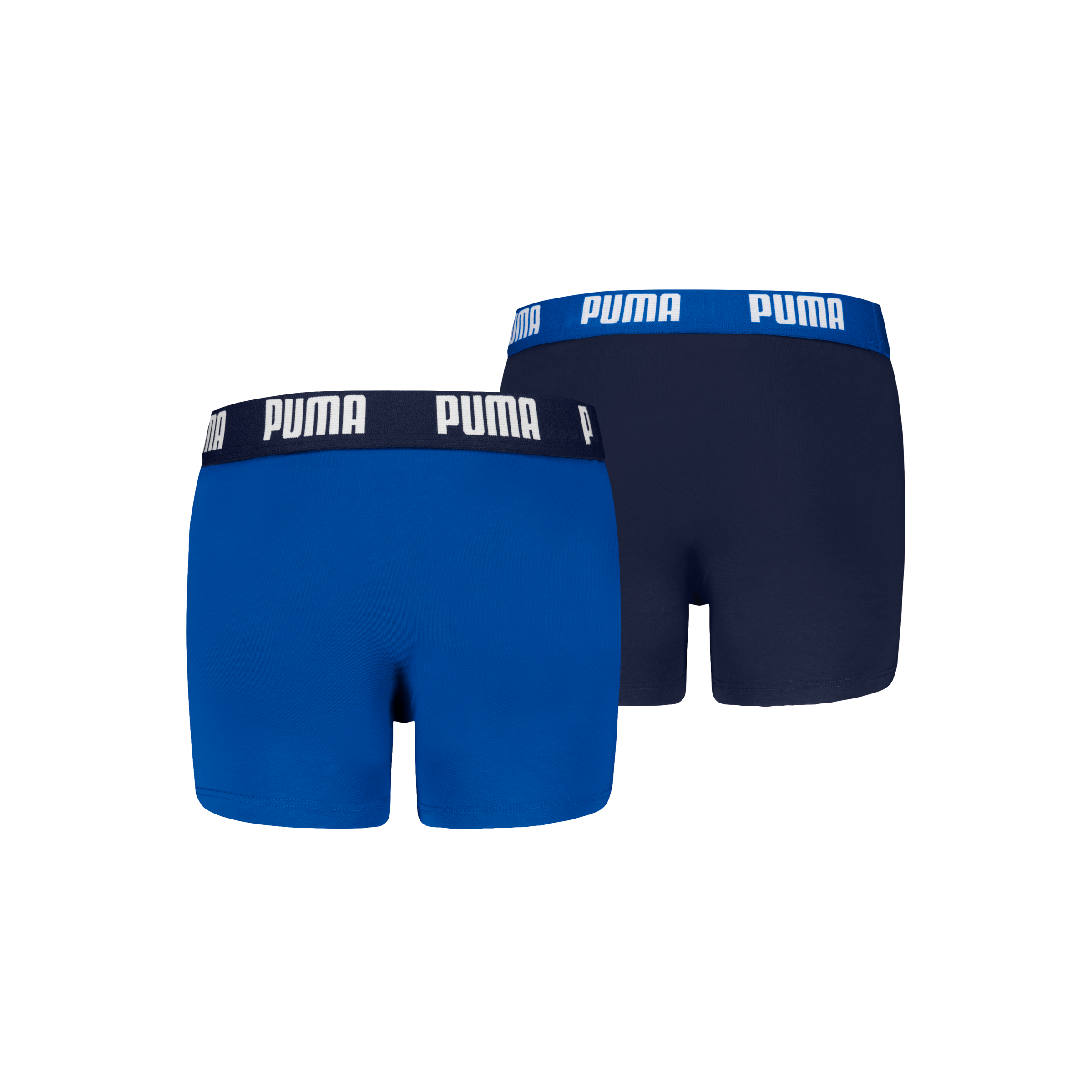 PUMA Boxershorts »PUMA BOYS EVERYDAY BASIC BOXERS 2P«, 2er Packer Packung, Komfortabler Logobund, ohne Eingriff