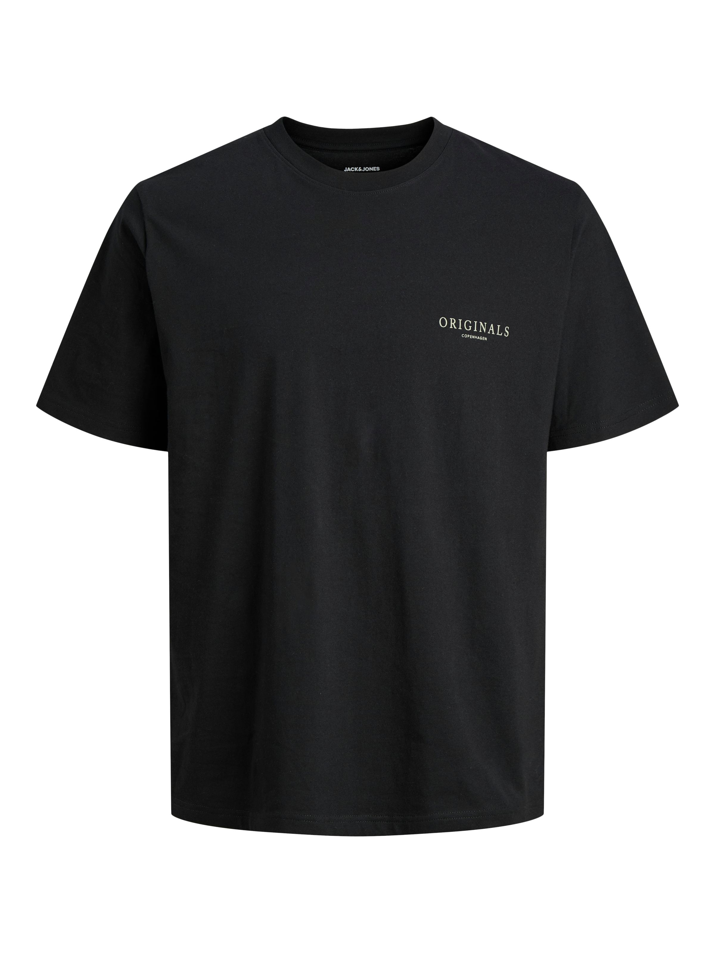 Jack & Jones Kurzarmshirt »JORMONTAUK AOP BACK TEE SS CREW NECK« Baumwolle, regular fit