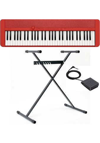 CASIO Keyboard »Piano-Keyboard-Set CT-S1RDSET«, (Set, inkl. Keyboardständer,... kaufen