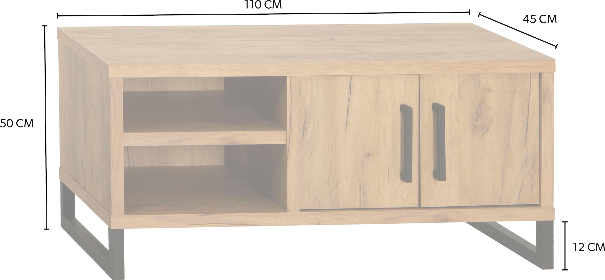 OMG Design TV-Schrank »Ronda Lowboard«, mit Soft-Close, in zwei Breiten