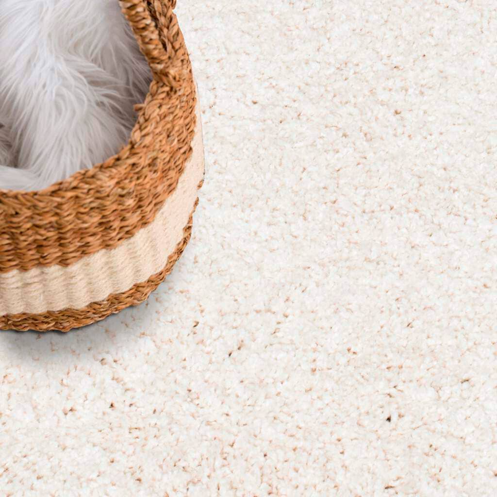 Carpet City Hochflor-Teppich »City Shaggy«, rund, 30 mm Höhe, Teppich Langflor, Uni, Shaggy, flauschig-weich