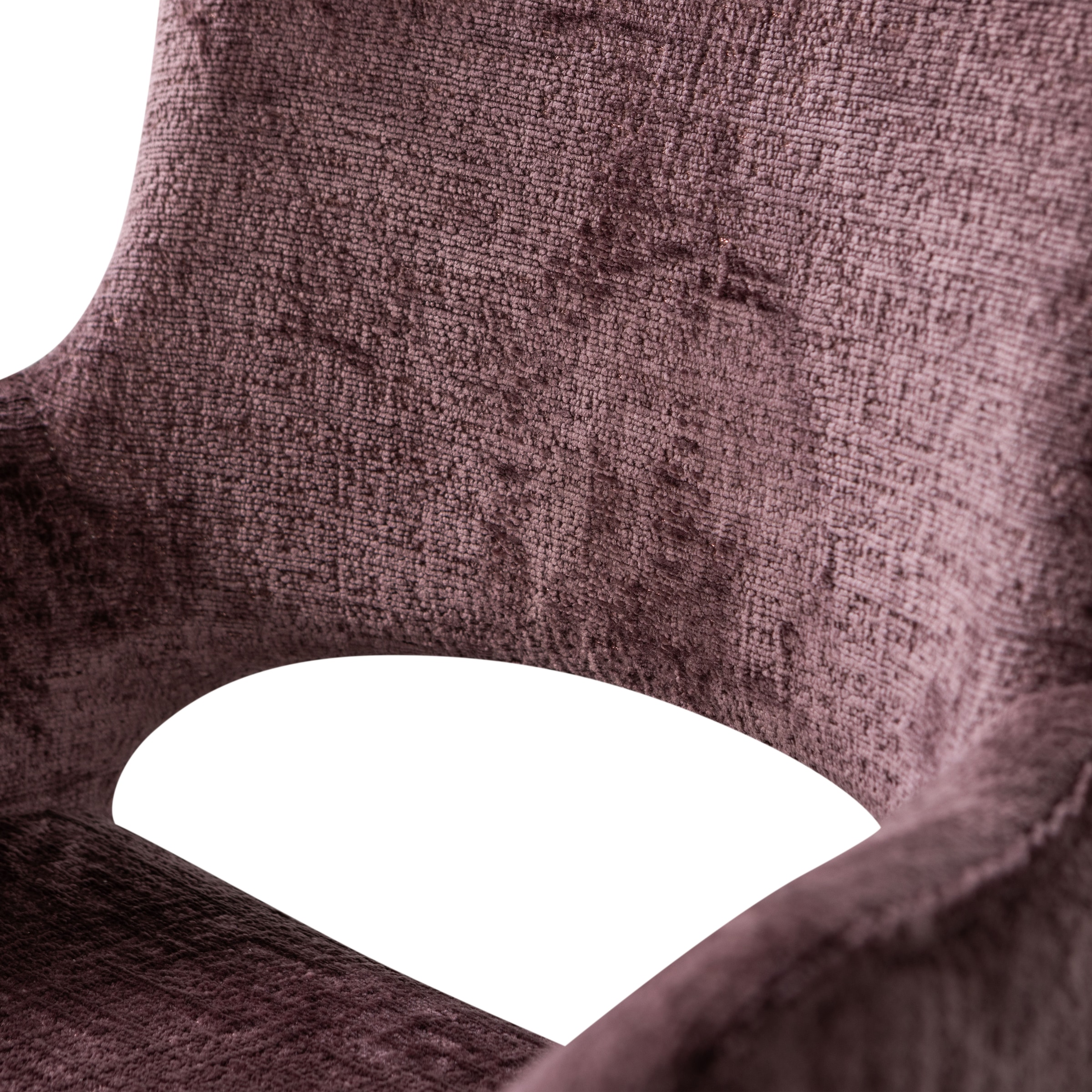 WOOOD Esszimmerstuhl »Eliva mit Grobstruktur-Velvetbezug und Metallgestell 58 x 82 x 58 cm« () Sehr hohe Verschleißfestigkeit, Drehmechanismus, Pfleiglicht