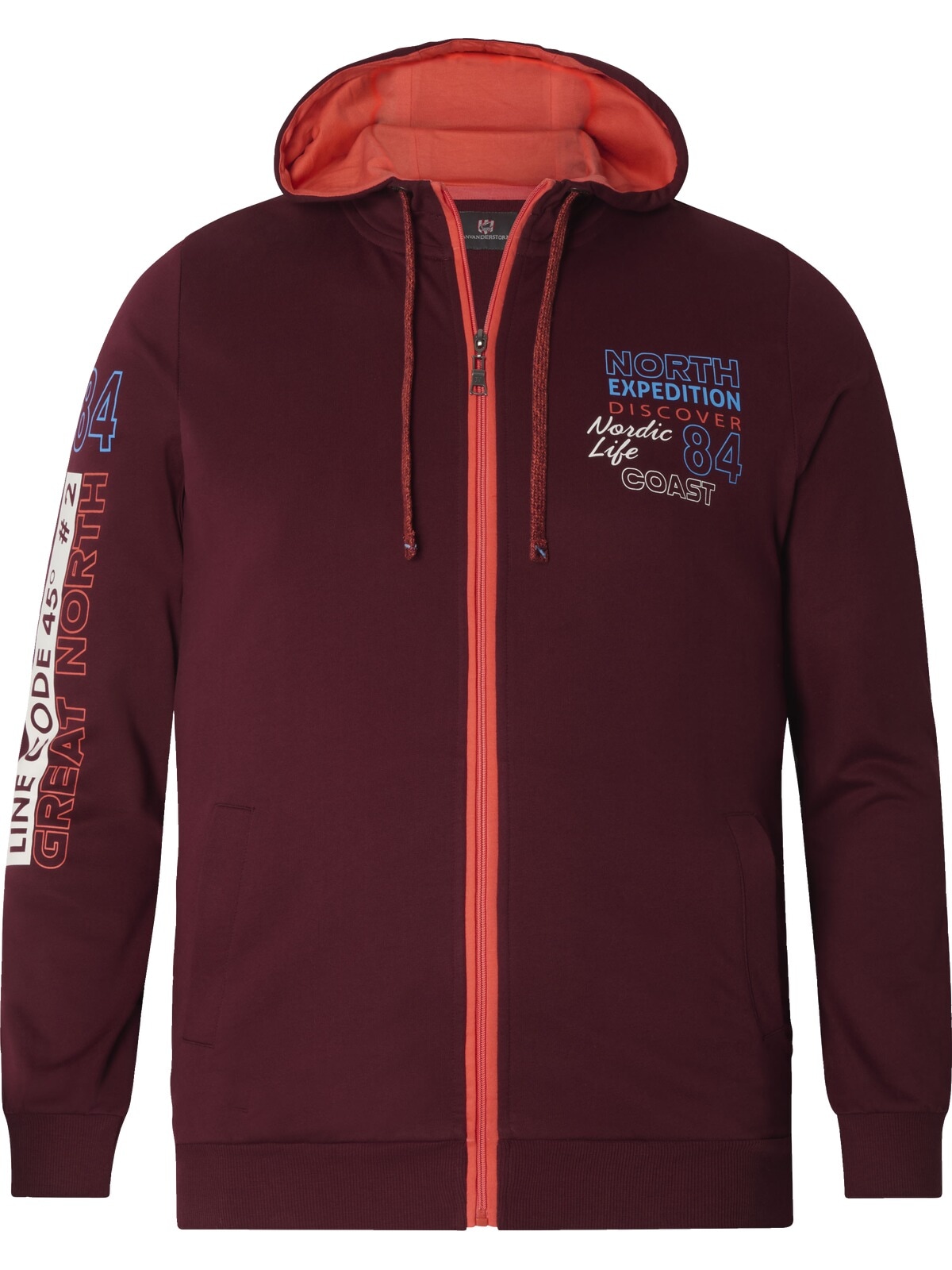 Jan Vanderstorm Kapuzensweatjacke »Sweatjacke RODERICH«