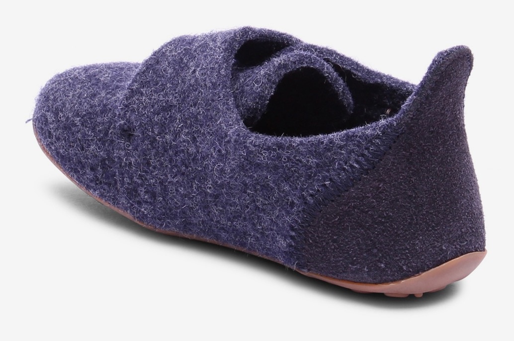 Bisgaard Hausschuh »casual wool«  Klettschuh mit Lammwolle gefüttert, Größenschablone zum Download
