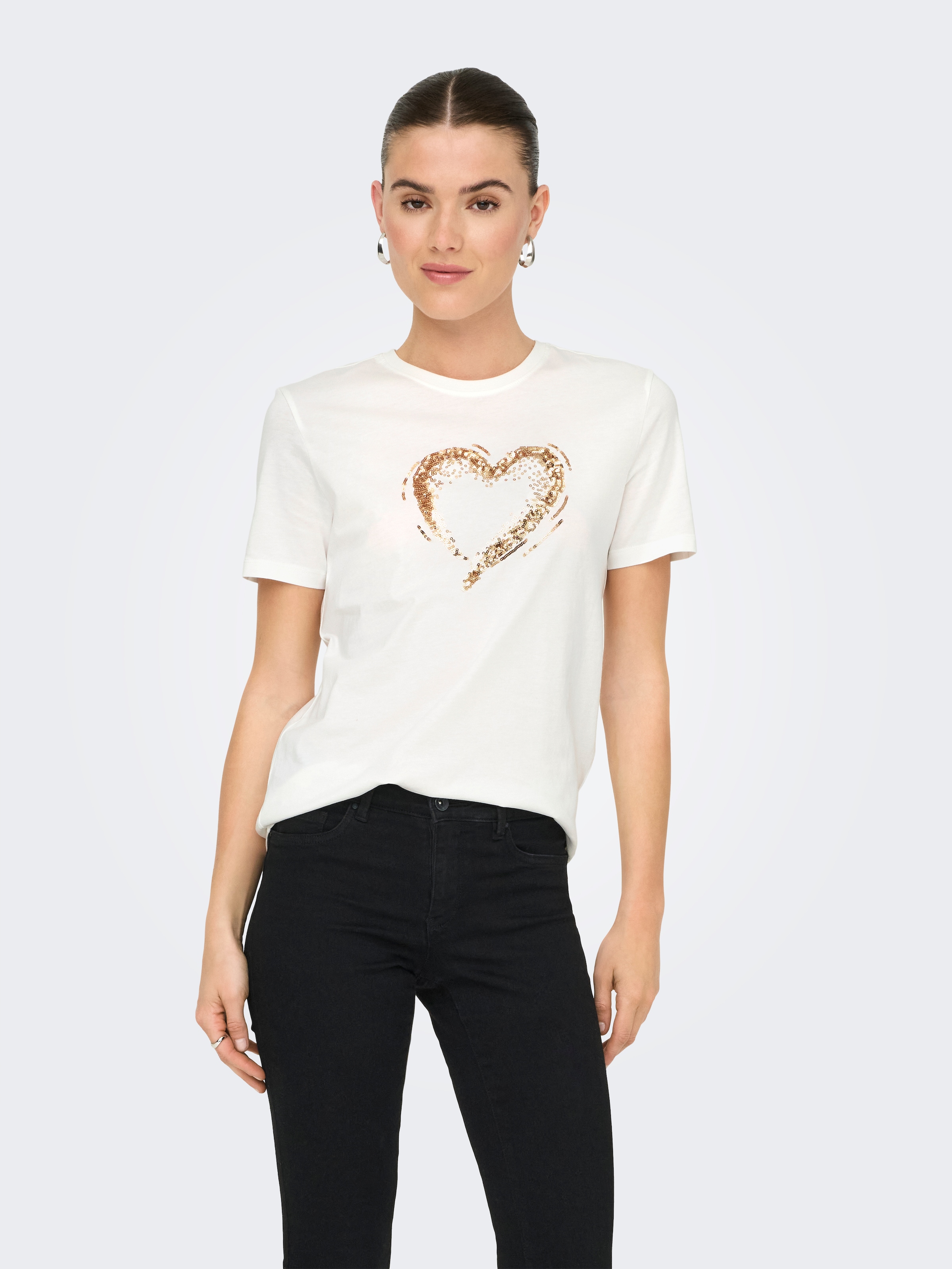 ONLY T-Shirt »ONLMARCY S/S BOX TOP CC JRS«