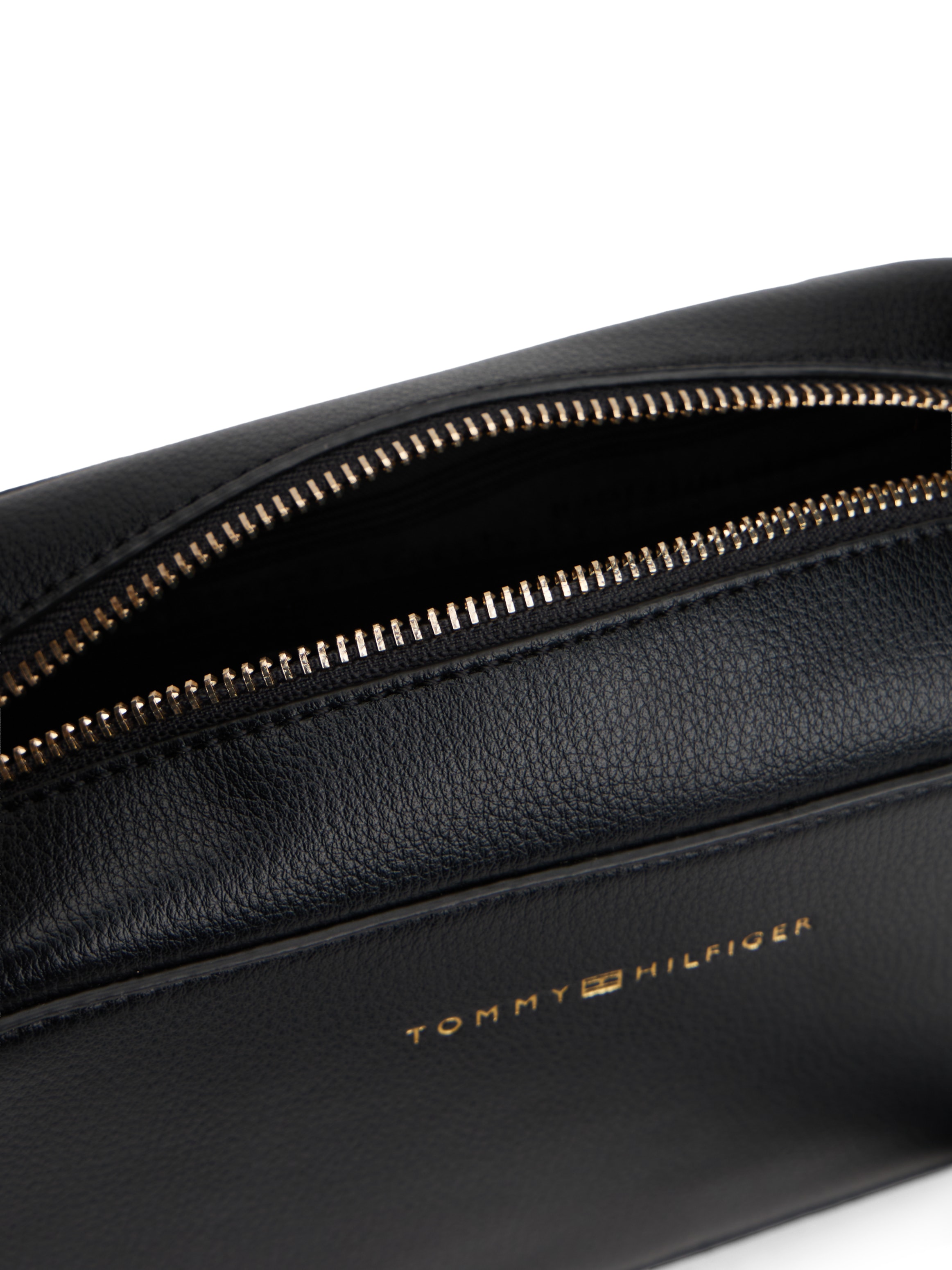 Tommy Hilfiger Umhängetasche »TH LOGO CAMERA BAG« , Damen Schultertasche, Minibag mit verstellbarem Umhängeriemen