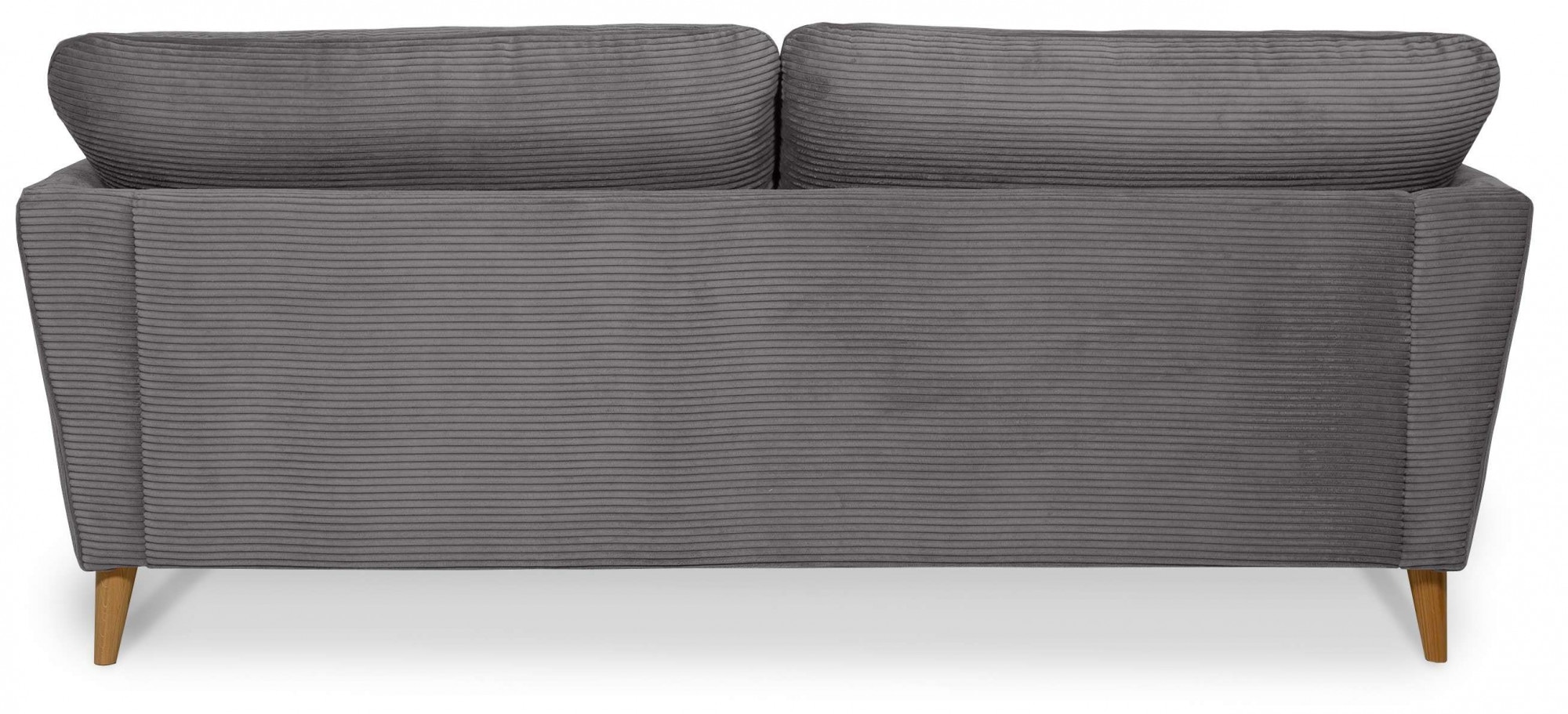 Home affaire 3-Sitzer »MARSEILLE 3er Sofa 206 cm, Cord, Flachgewebe, Struktur, Webstoff« Massivholzbeine Eiche, Landhausstil, Wellenunterfederung