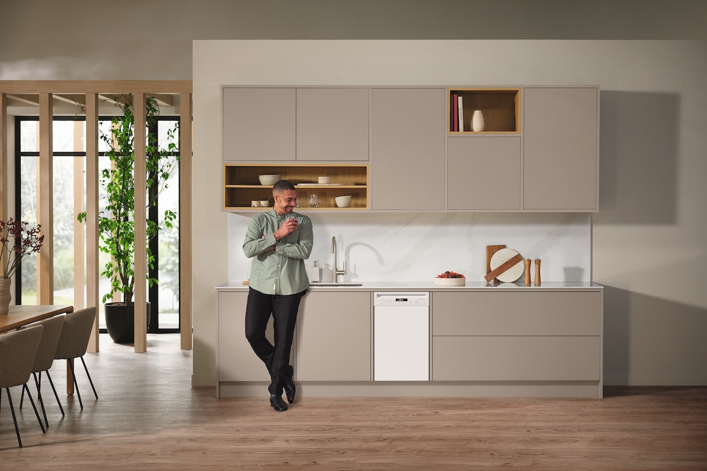 Miele Unterbaugeschirrspüler G 5740 »SCU SL«, 9 Maßgedecke, Brillantweiß