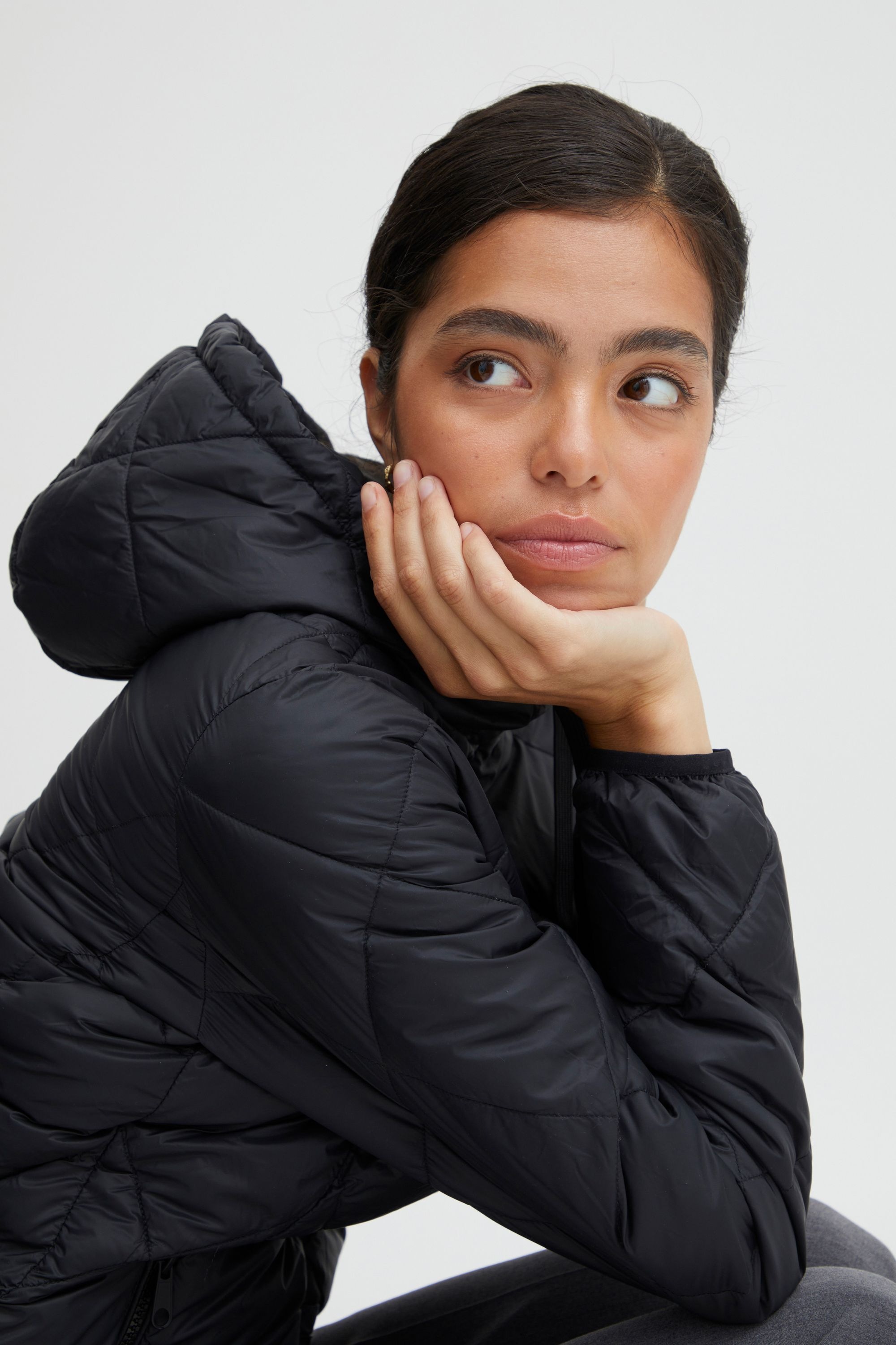 b.young Steppjacke »Steppjacke BYAmalla«, mit Kapuze