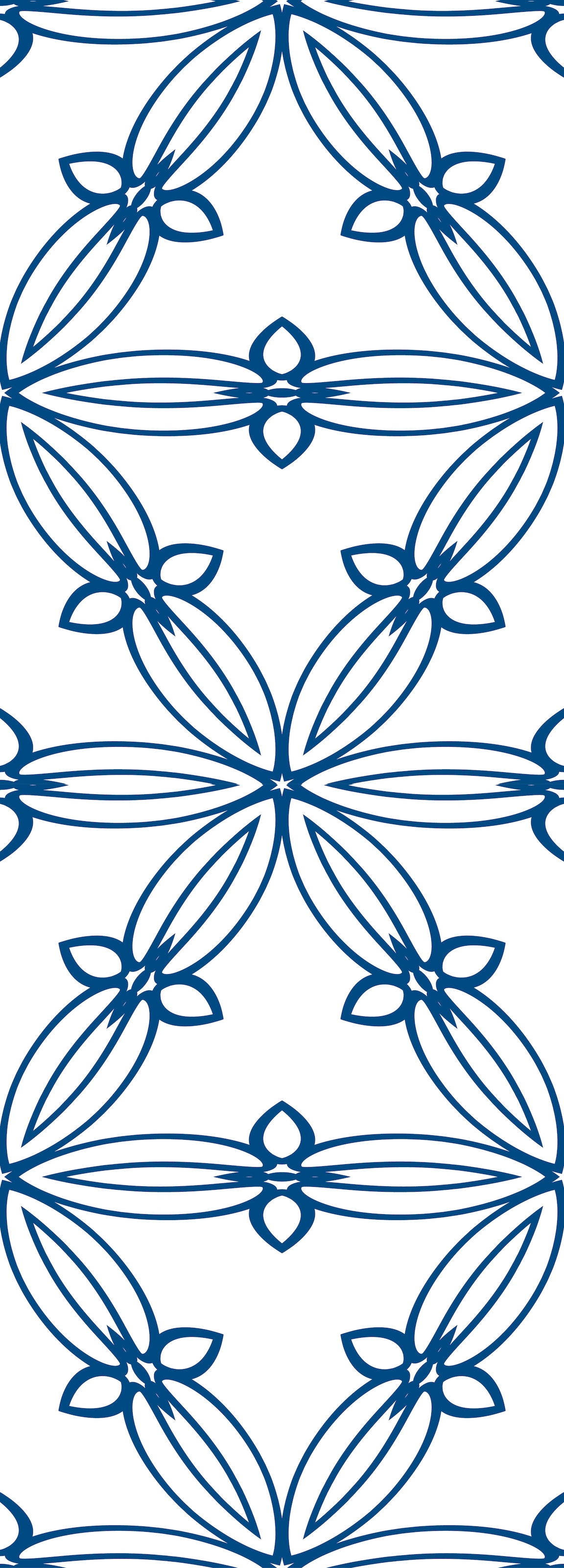 queence Vinyltapete »Muster-Blau« Farbverlauf | abstrakt | bedruckt | gemustert glatt 90x250cm, selbstklebend, kinderleichte Anbringung, , Sticker