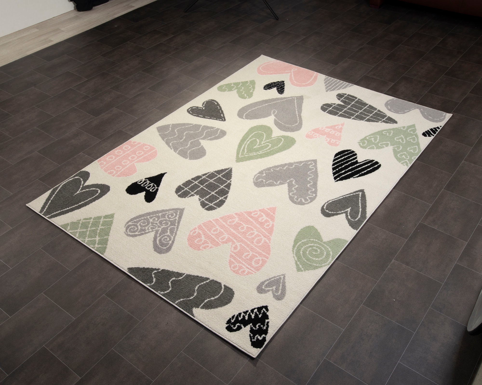 OCI DIE TEPPICHMARKE Teppich »KIDDY LOVE«, rechteckig, 11 mm Höhe, Wohnzimmer