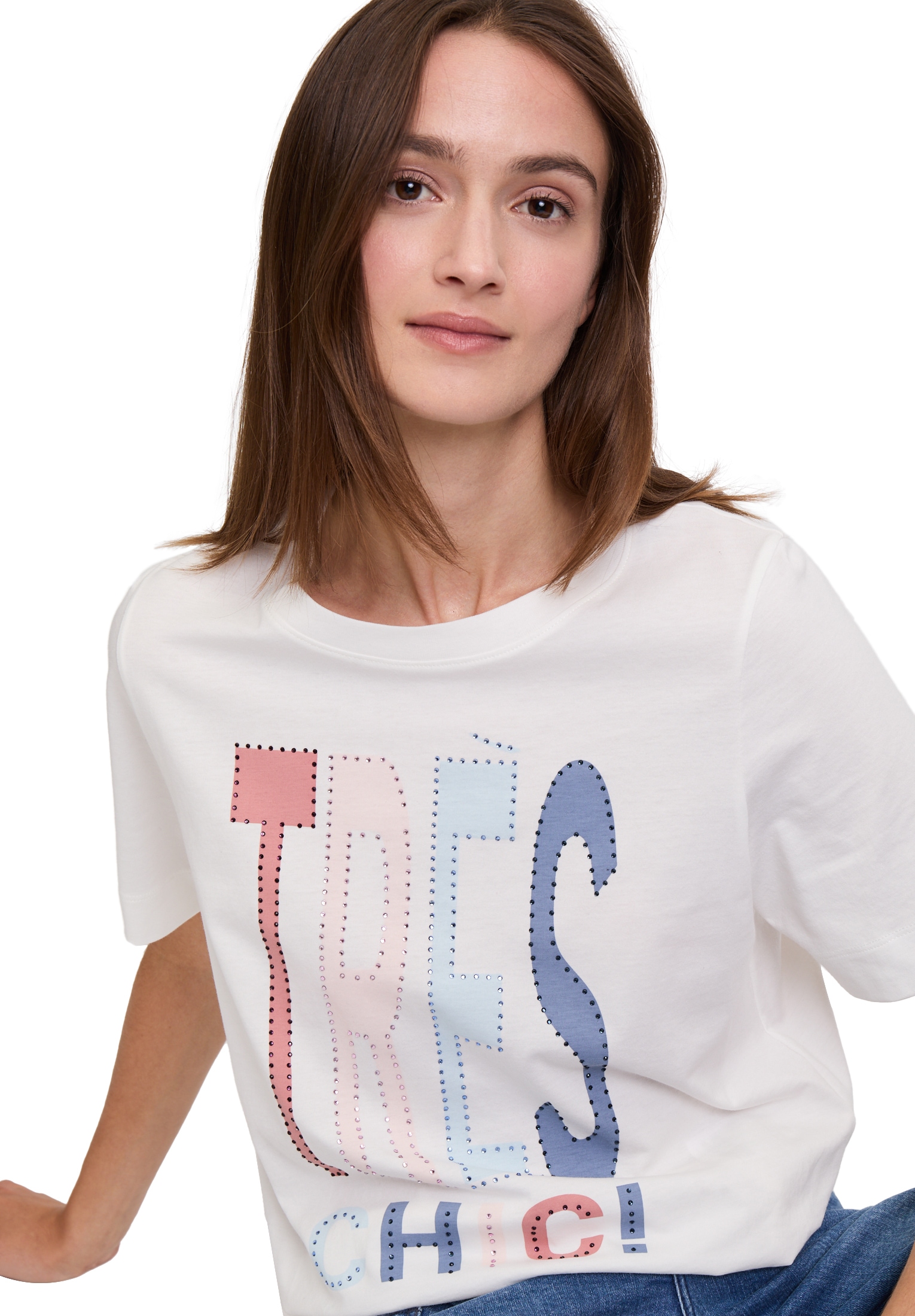 Cartoon T-Shirt »Printshirt mit Rundhalsausschnitt«