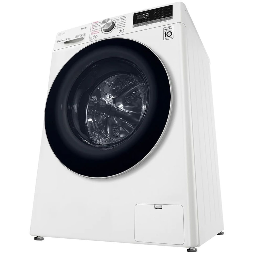 LG Waschtrockner »V7WD906A«, TurboWash® - Waschen in nur 39 Minuten