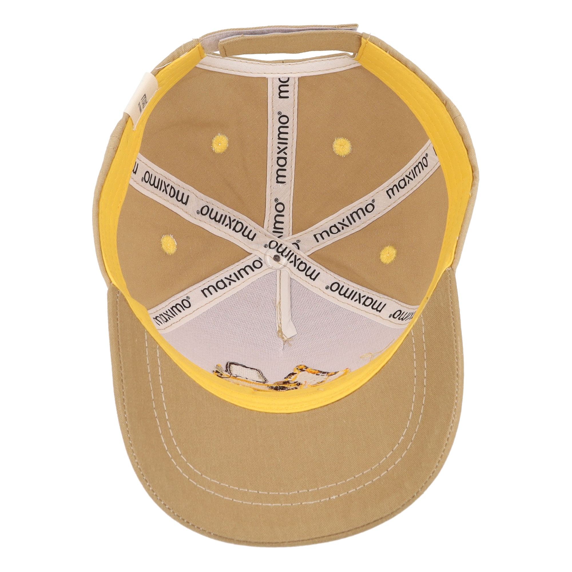 MAXIMO Baseball Cap Bagger-Motiv, mit Stickerei, mit Klettverschluss, Baumwolle