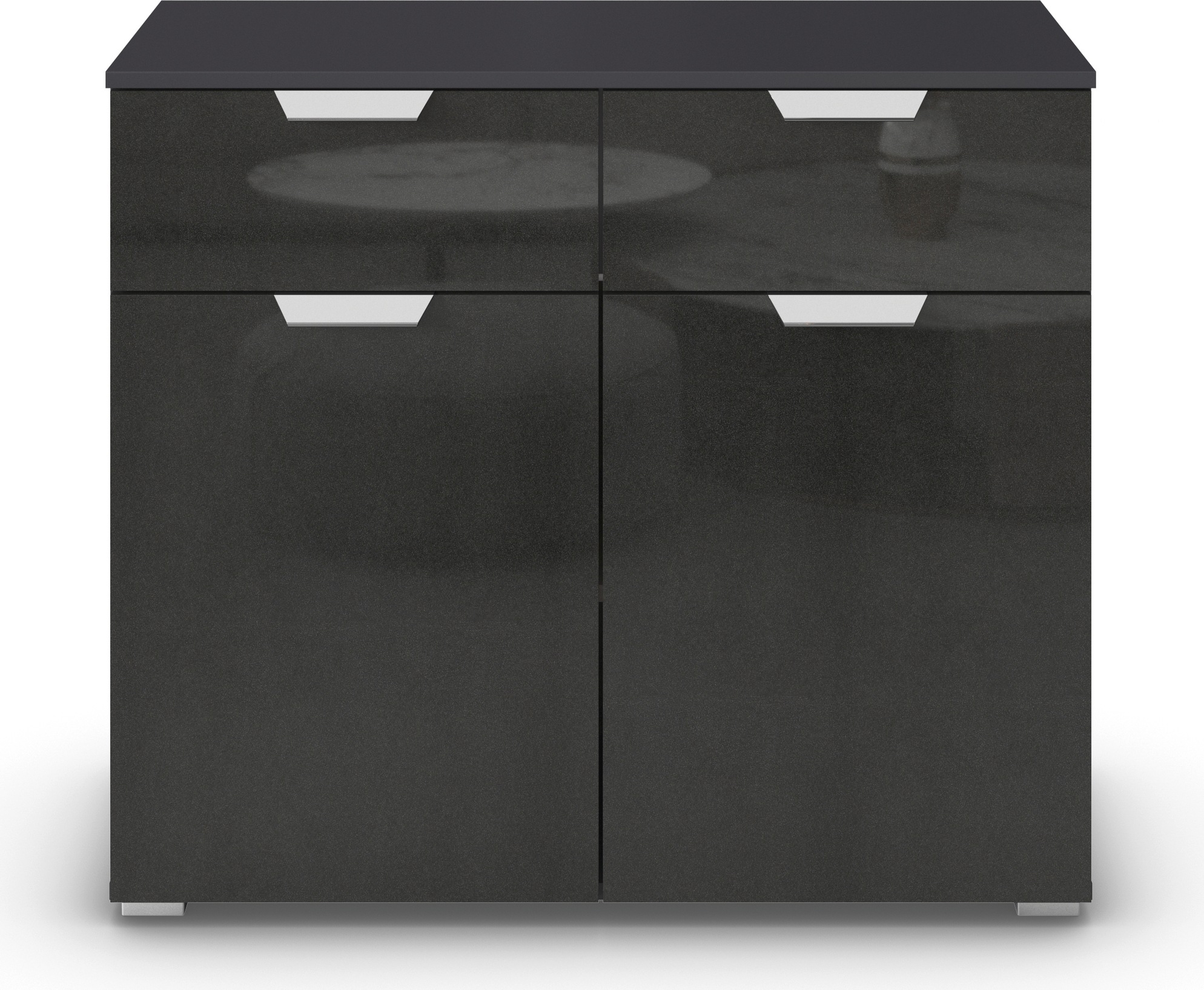 rauch Kombikommode »Glamour by Aditio«, mit Hochglanzfront, 2 Schubladen mit Softclose-Funktion