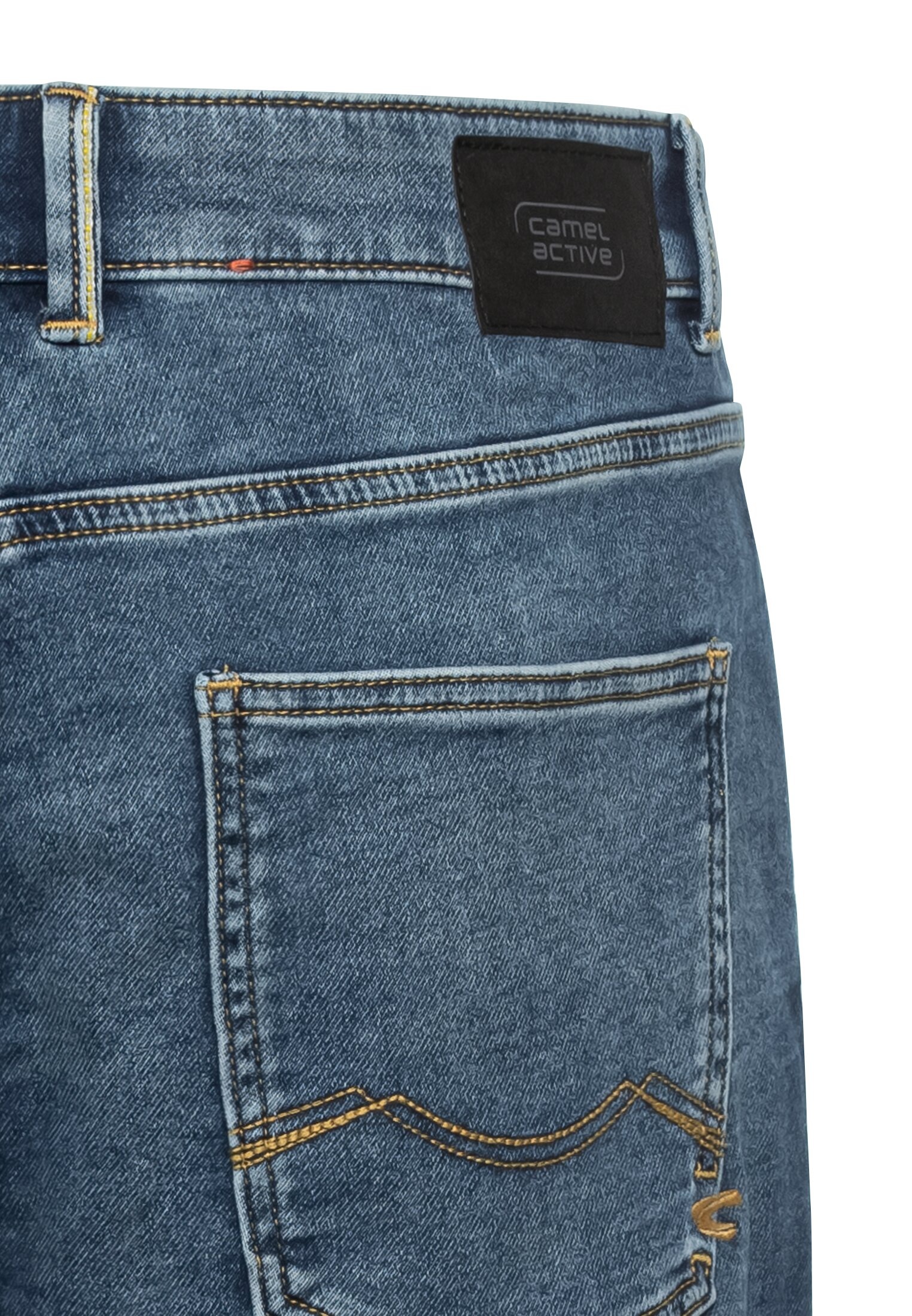 camel active Jeansshorts, mit washed Optik