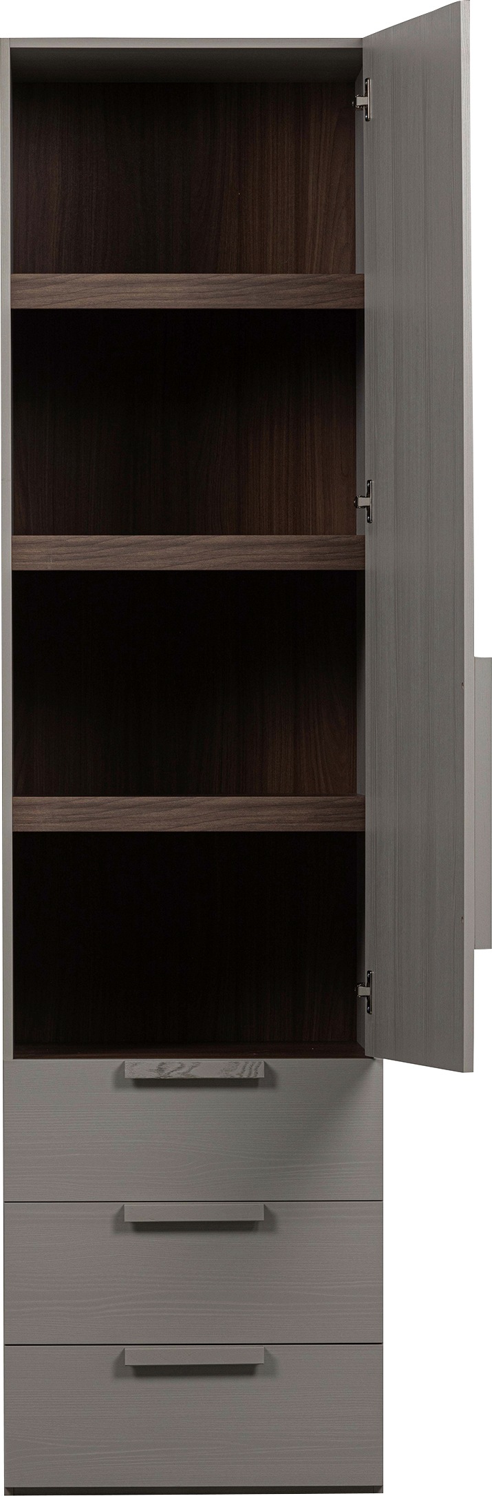 WOOOD Garderobenschrank »Rens«, aus Nussbaum-Dekor, viel Stauraum, Höhe 210 cm