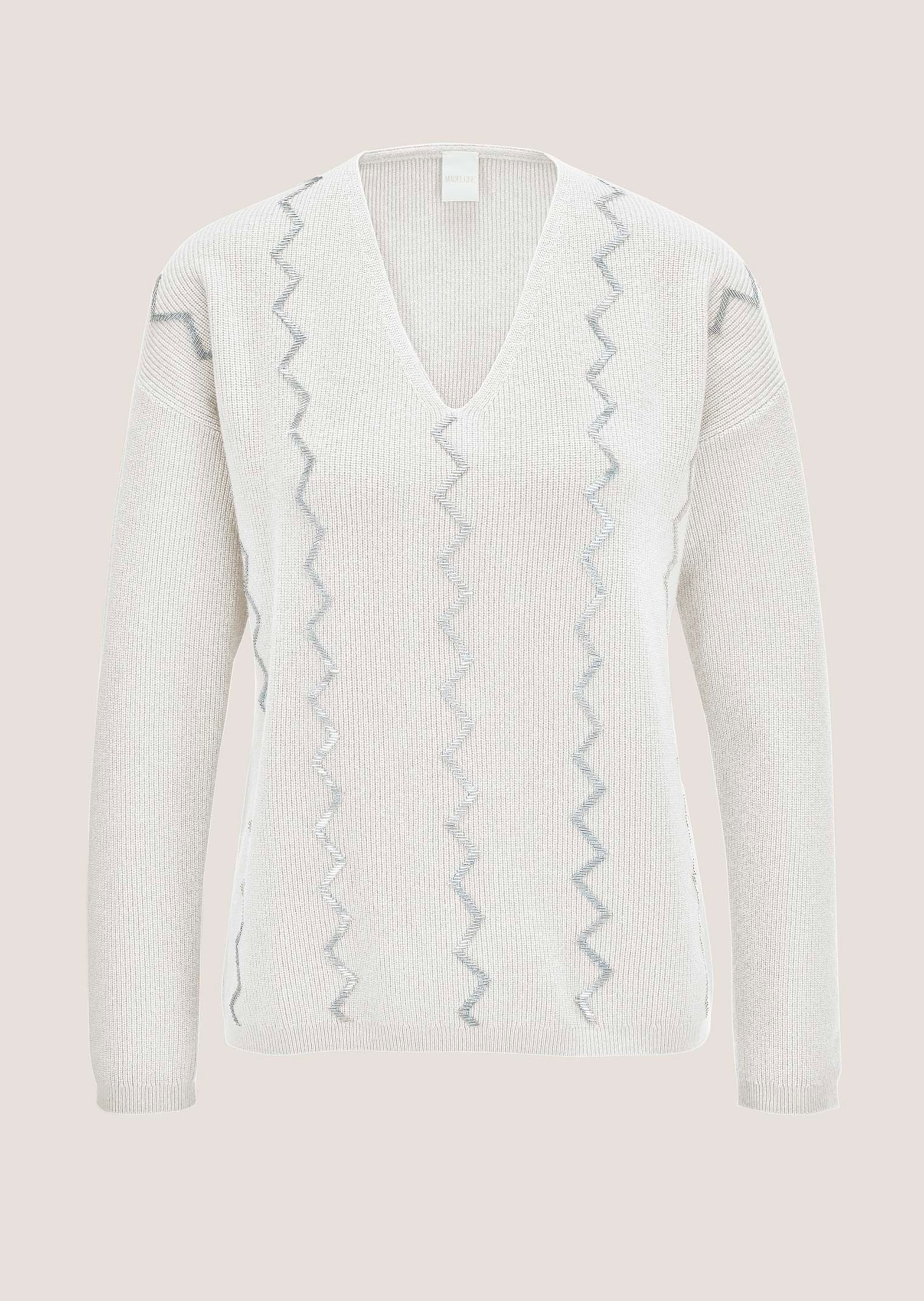 MADELEINE Longpullover »Pullover Oversize-Pullover mit aufwändiger Dekoration«