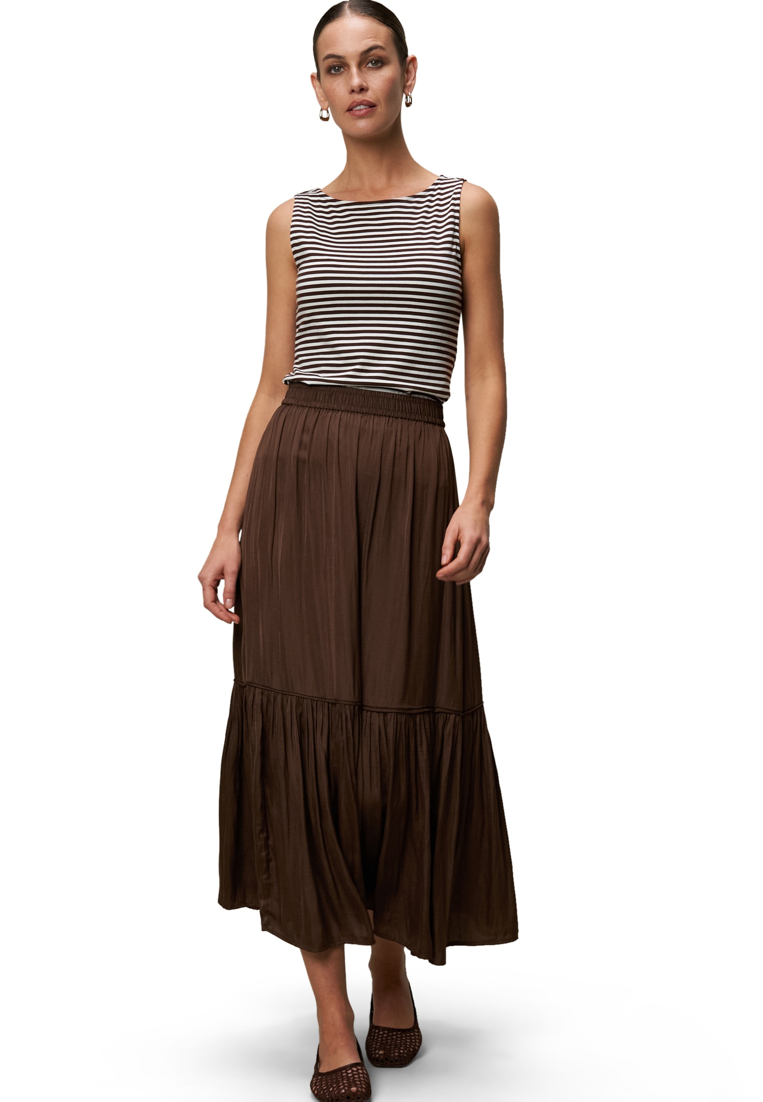 Zero Shirttop »Streifentop mit U-Bootausschnitt«