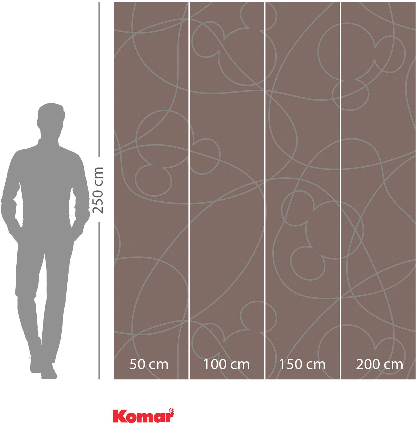 Komar Vliestapete »Digitaldruck Vlies -  Mickey on Detours - Größe 200 x 250 cm« bedruckt glatt Kinderzimmer