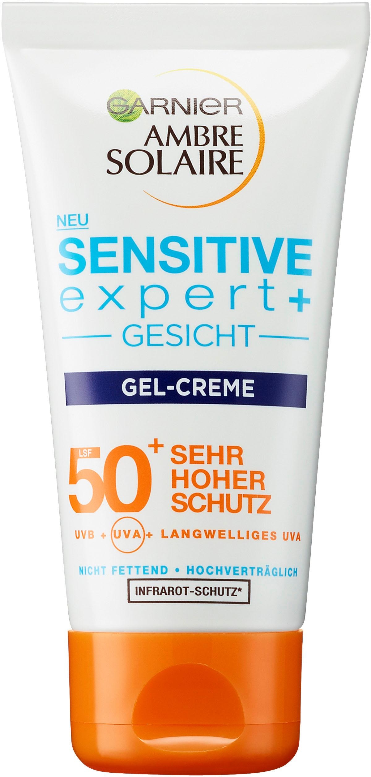 GARNIER Sonnenschutzcreme »Ambre Solaire Sensitive bei 50+« LSF expert