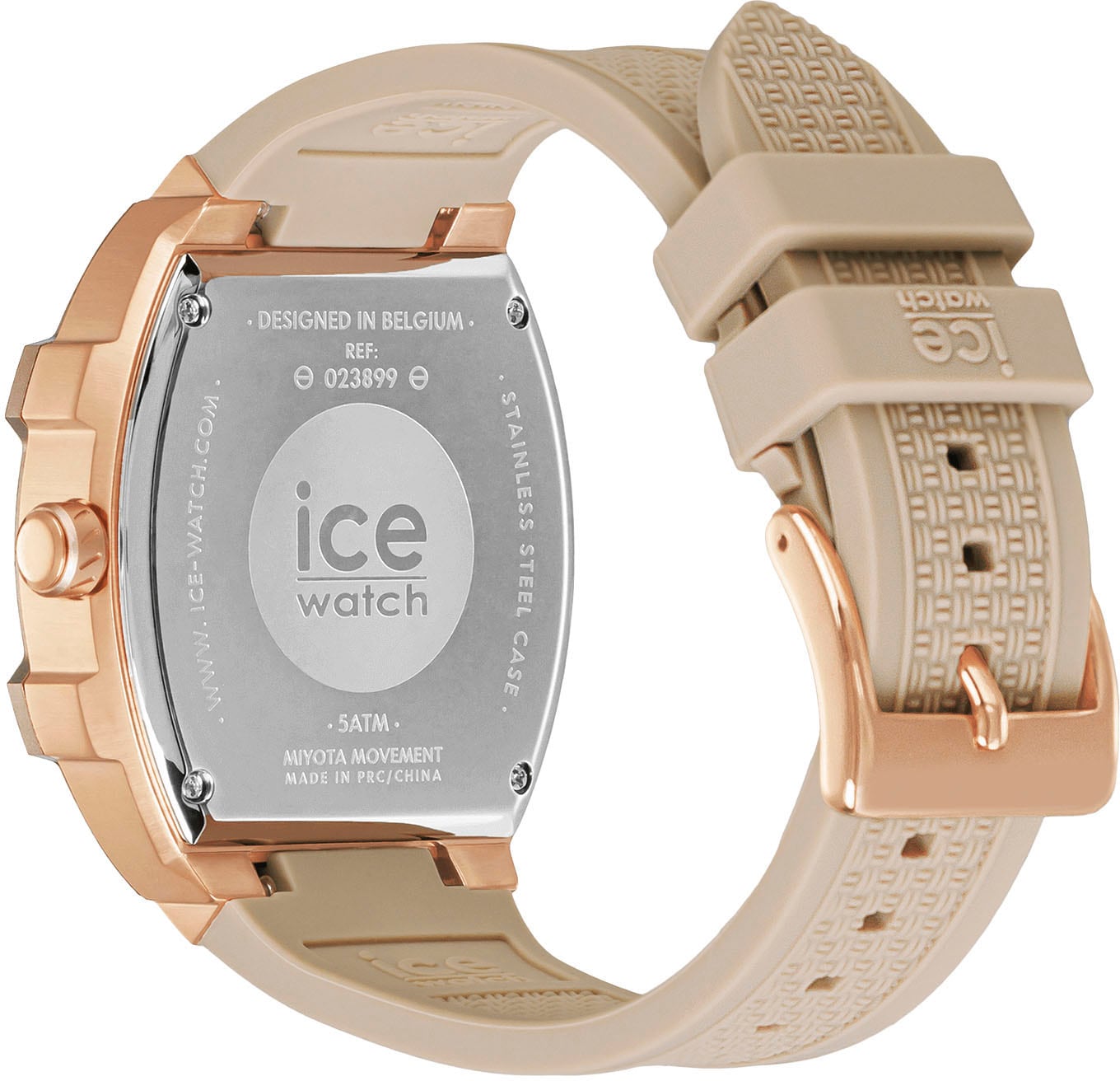 ice-watch Multifunktionsuhr »ICE boliday - Steel - Medium - MT« Quarzuhr, Armbanduhr, Damenuhr, analog, Silikonarmband, Datum