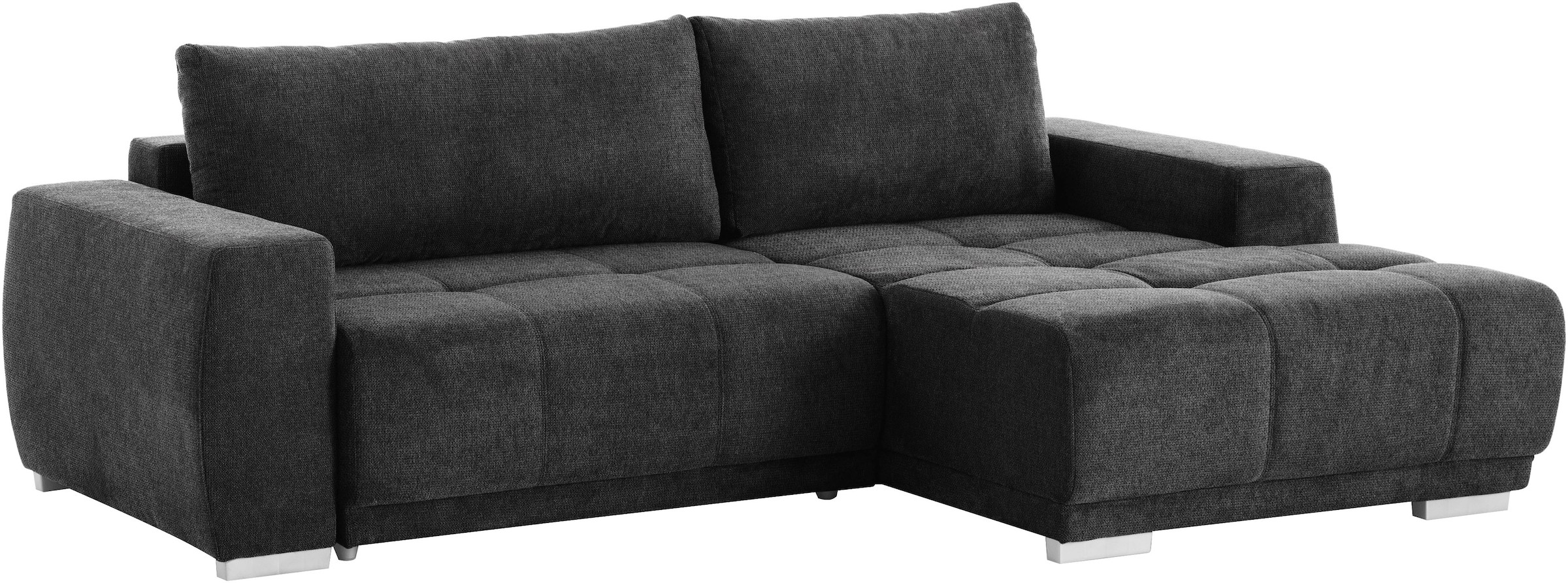 INOSIGN Ecksofa »Bolero L-Form«, wahlweise mit Bettfunktion & Bettkasten